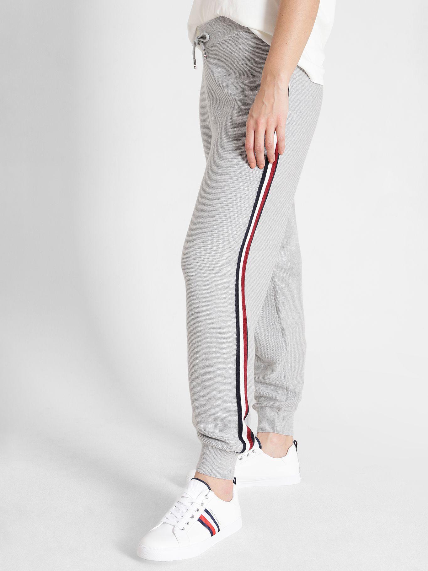 Joggers Relaxed Cinta Distintiva Gris Tommy Hilfiger-2