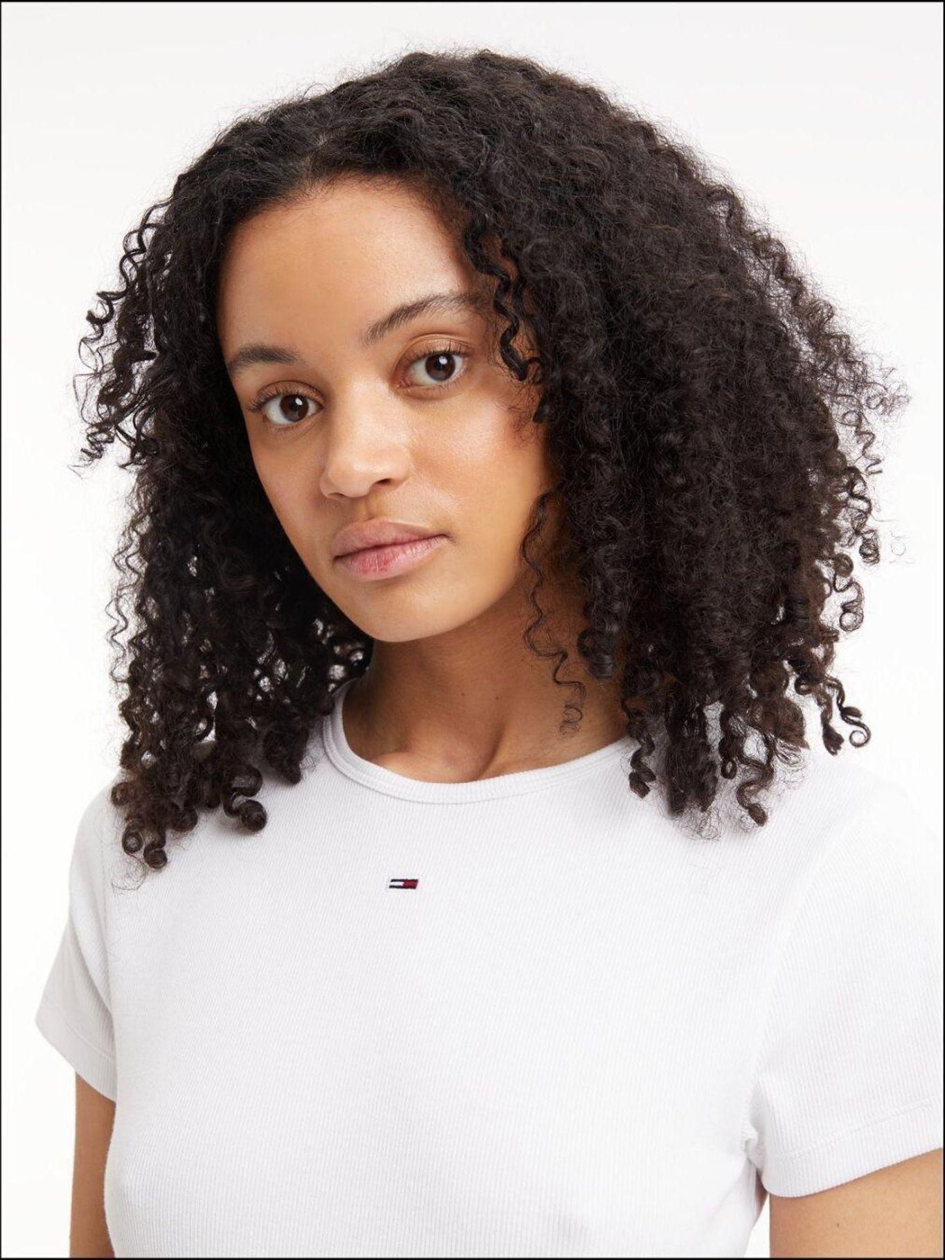 Polera Essential Acanalada Blanco Tommy Jeans-2