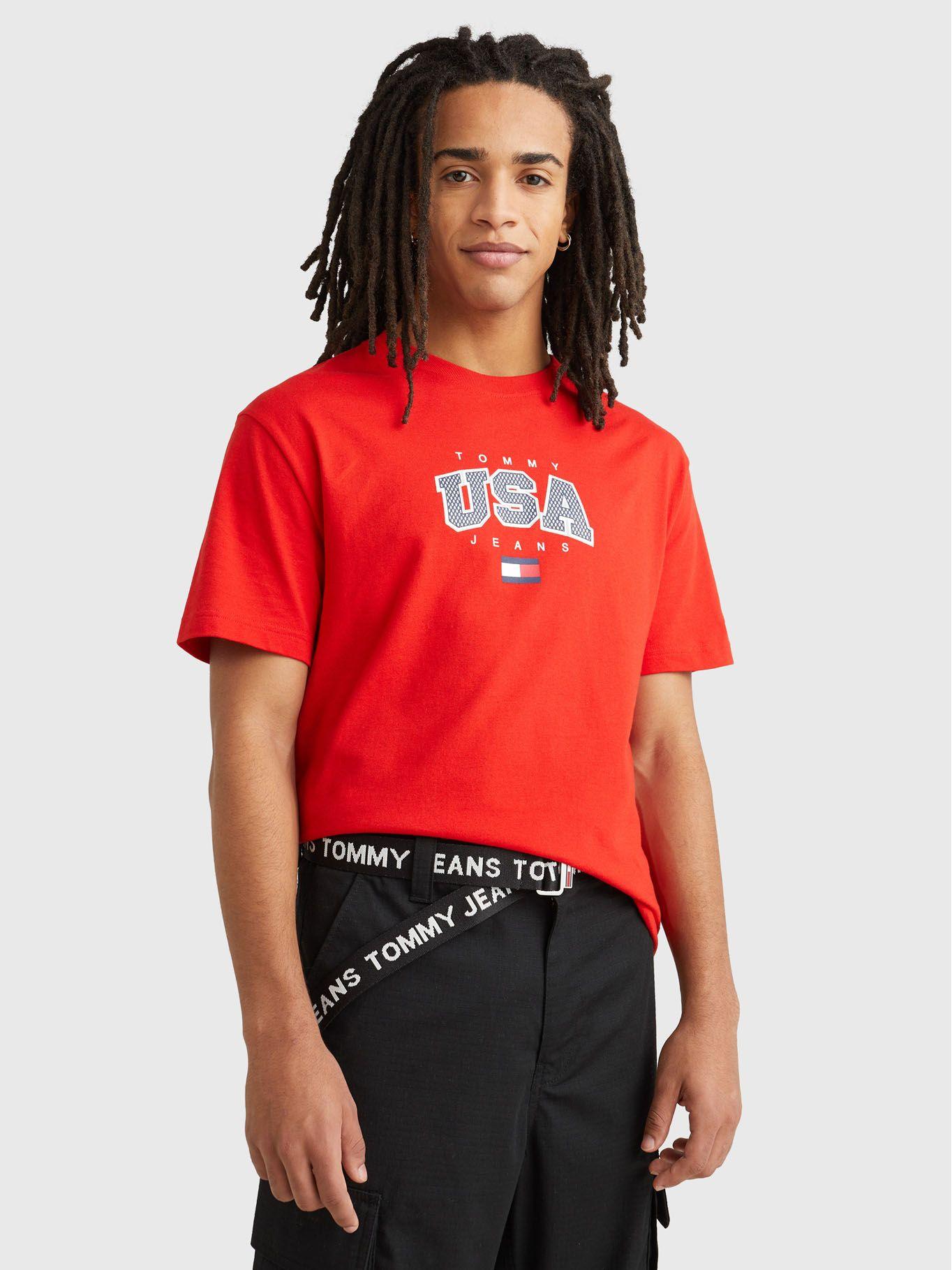 Polera Modern Clásica Rojo Tommy Jeans-0