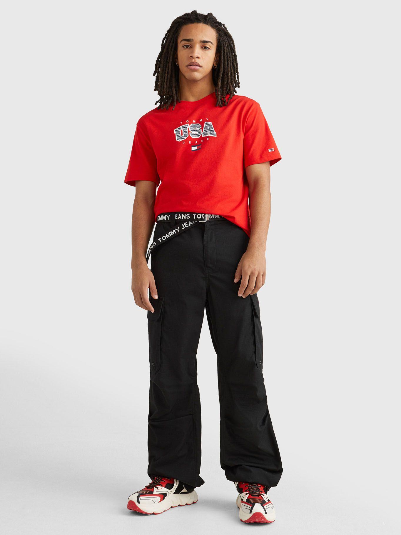 Polera Modern Clásica Rojo Tommy Jeans-1