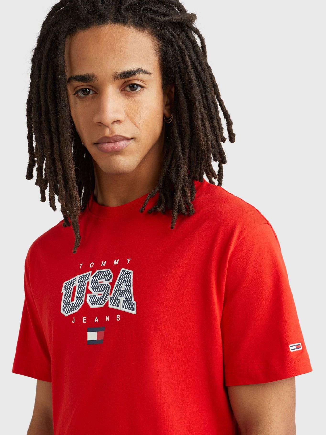 Polera Modern Clásica Rojo Tommy Jeans-3