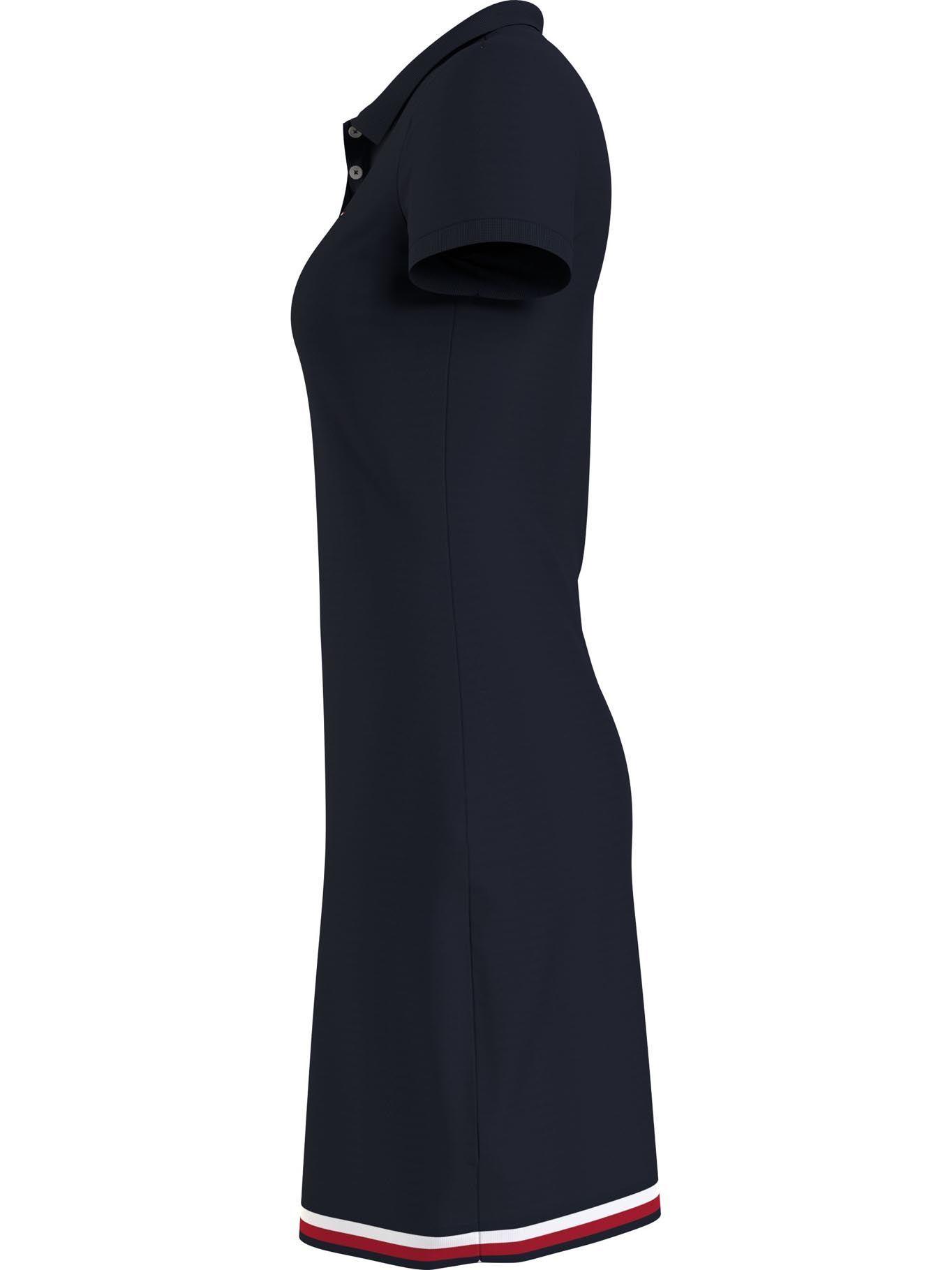 Vestido Con Logo Bordado Azul Tommy Hilfiger JN2-4