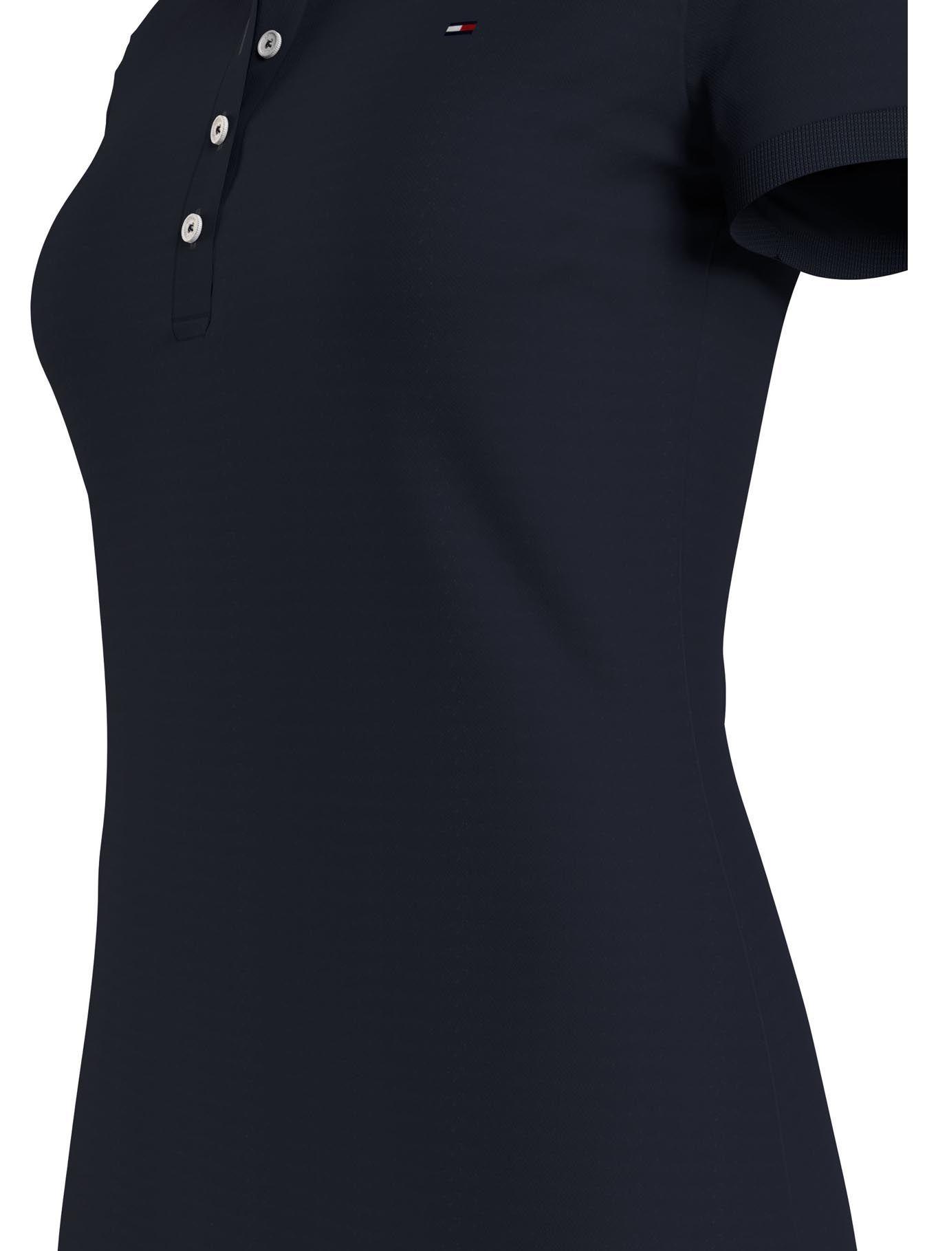 Vestido Con Logo Bordado Azul Tommy Hilfiger JN2-3