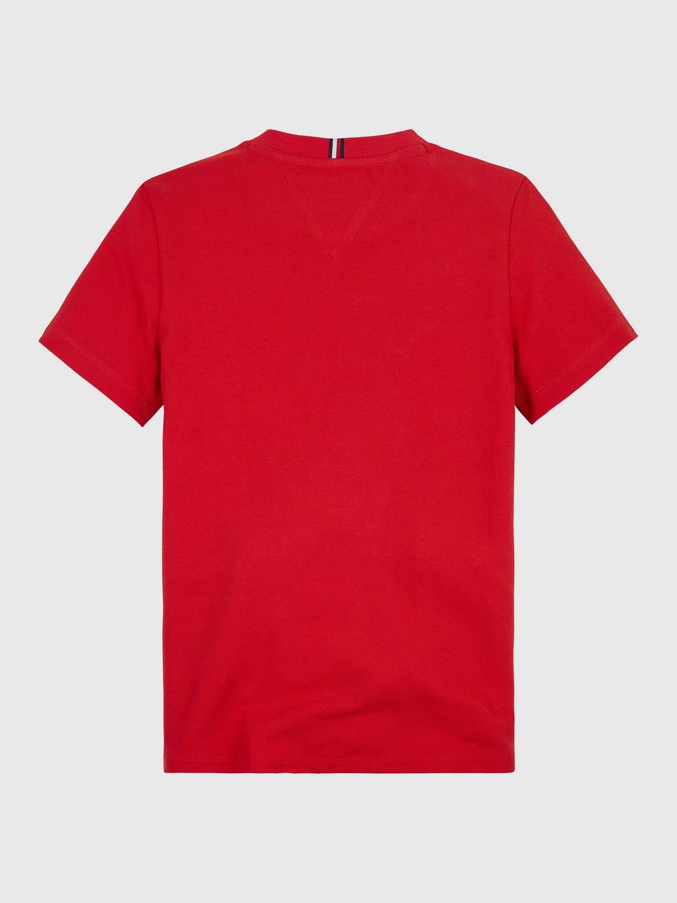 Polera Con Escudo Archive Rojo Tommy Hilfiger-1