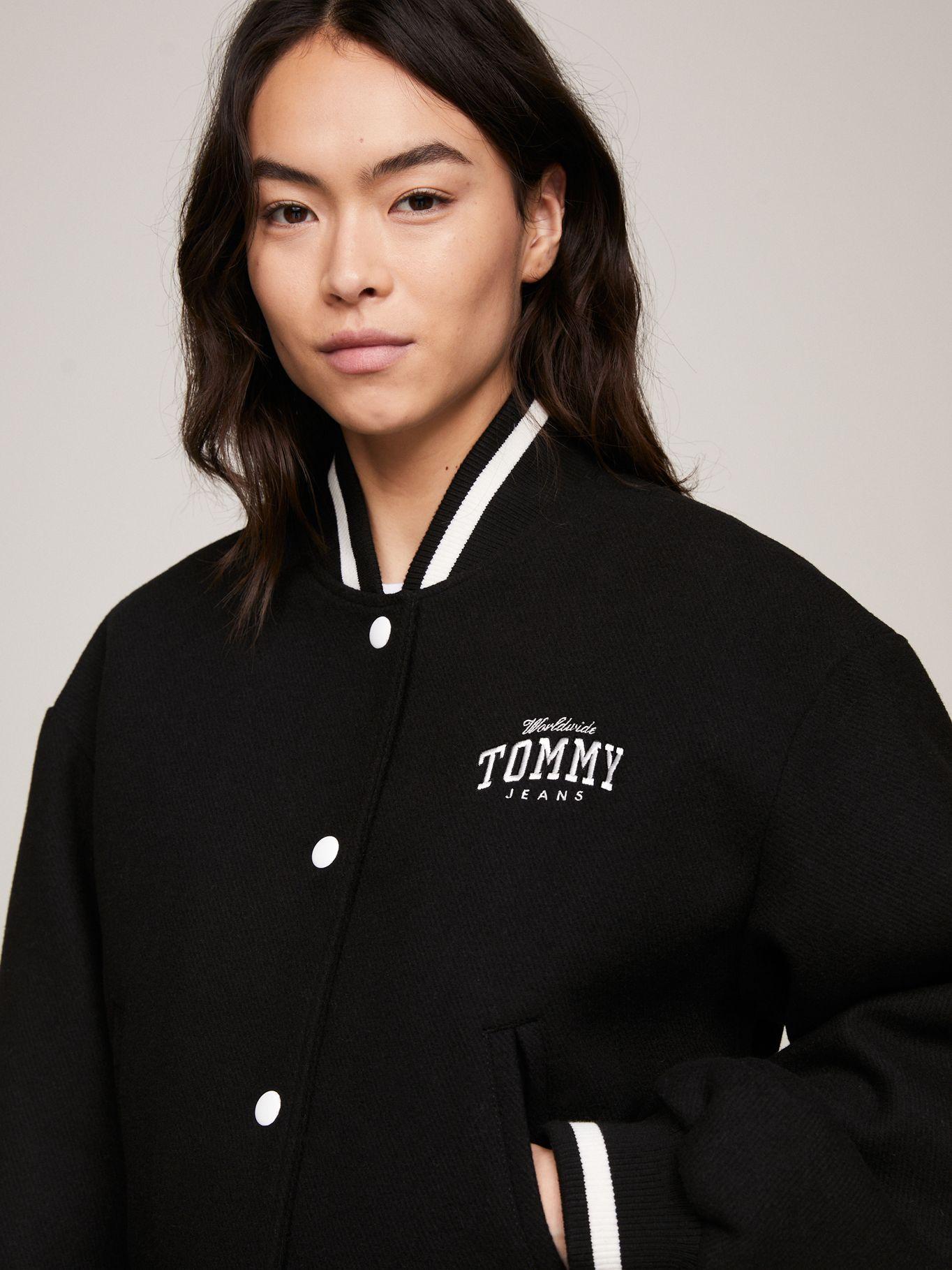 CHAQUETA BOMBER ACOLCHADA CROPPED NEGRO TOMMY JEANS-3