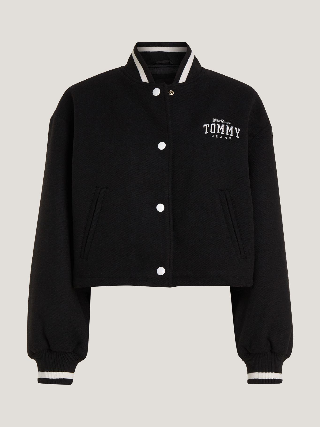 CHAQUETA BOMBER ACOLCHADA CROPPED NEGRO TOMMY JEANS-4