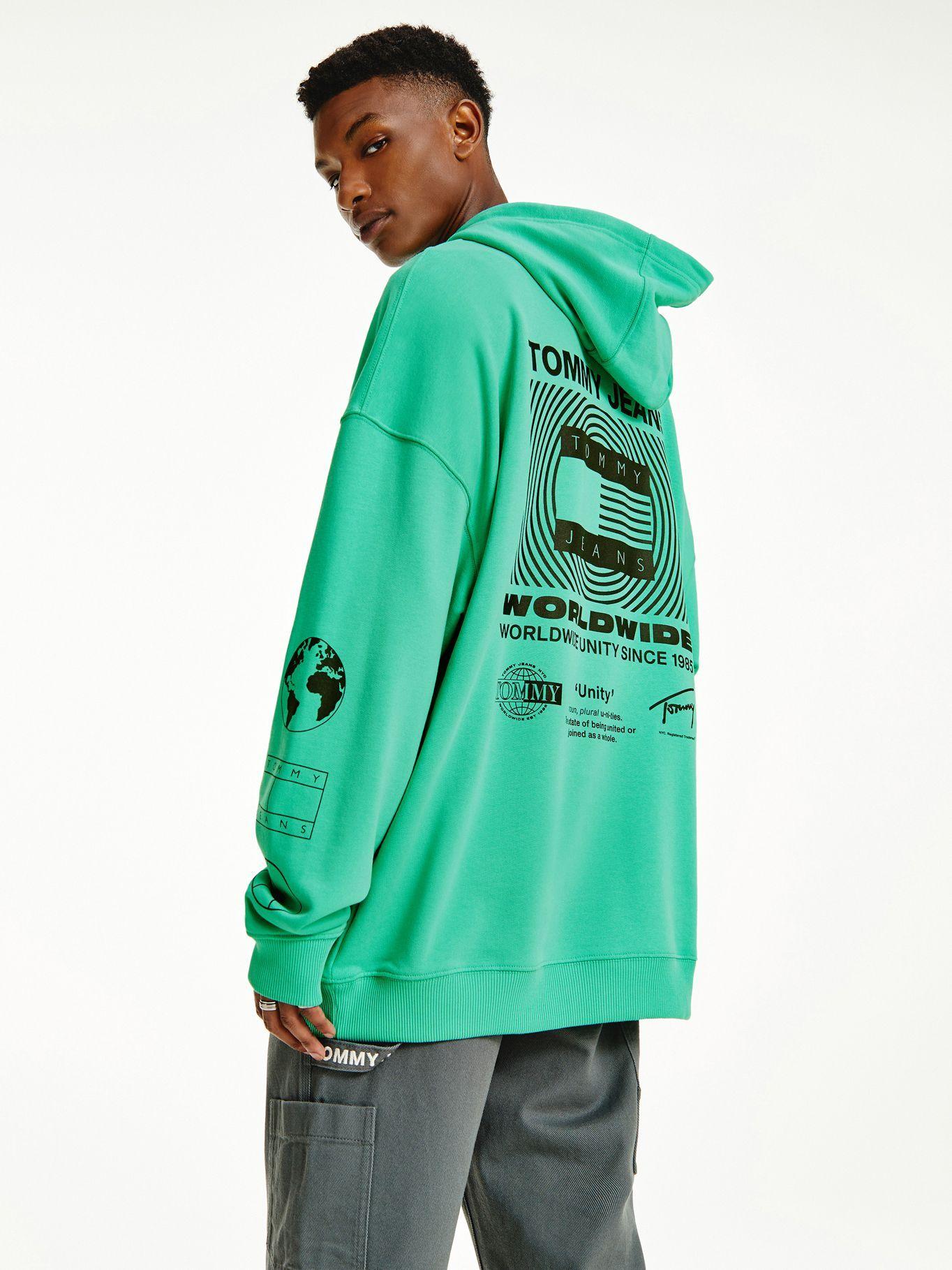 Polerón Hoodie Unity Verde Tommy Jeans MY2-1