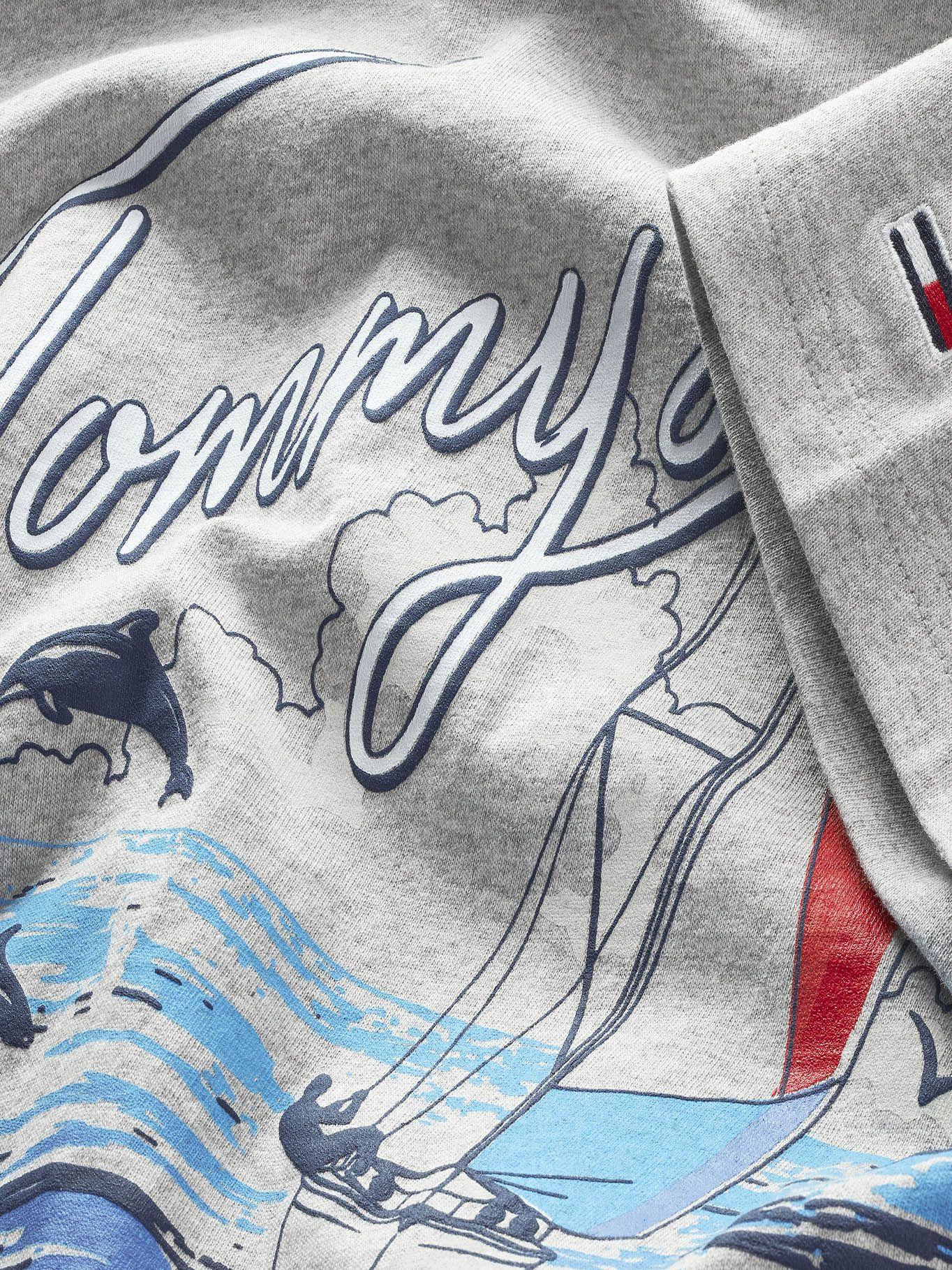 Polera Sailing Vintage Logo Gris Tommy Jeans-2