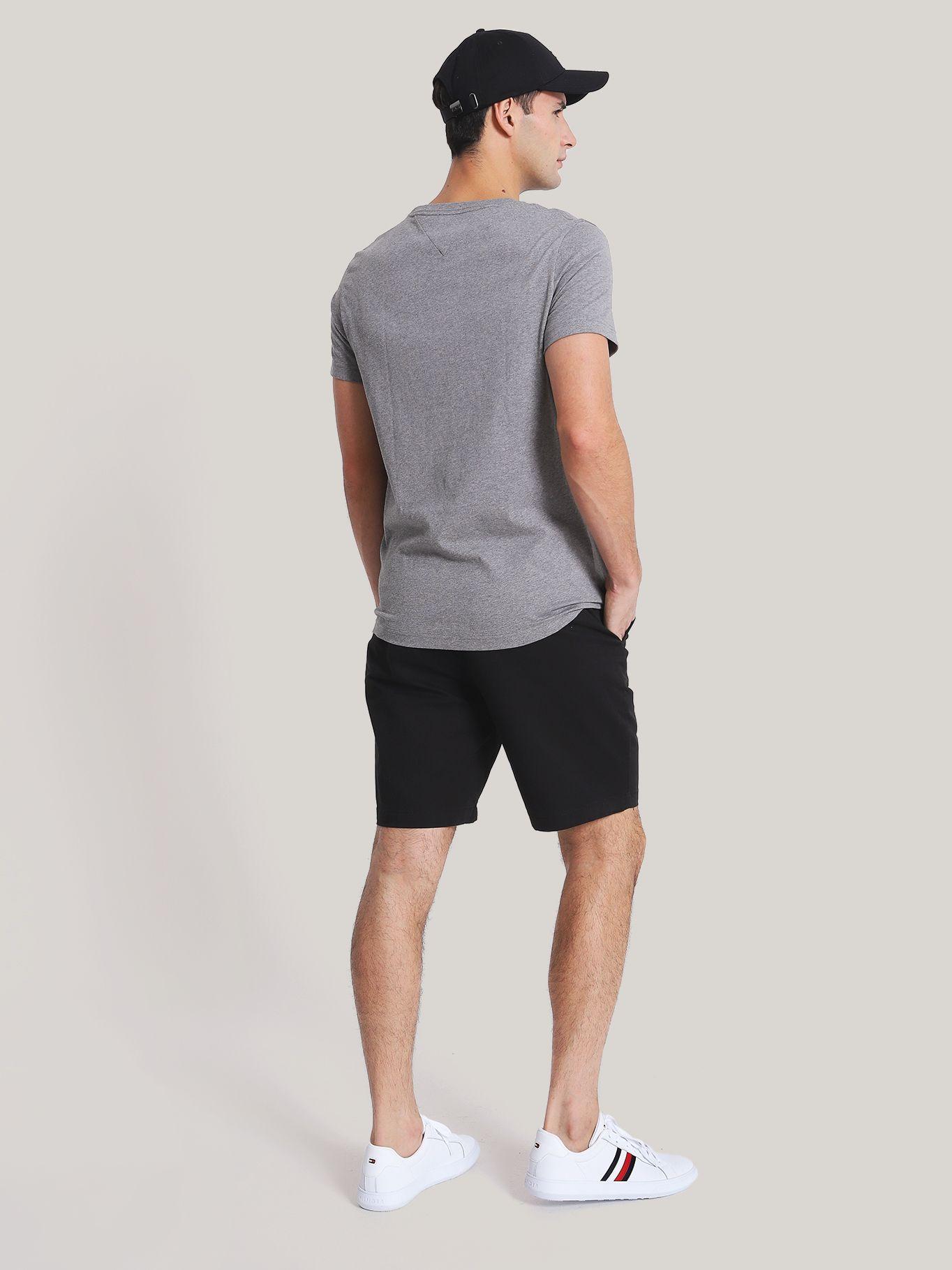 Polera Essential Cotton C-Neck Slim Fit Gris Tommy Hilfiger-2