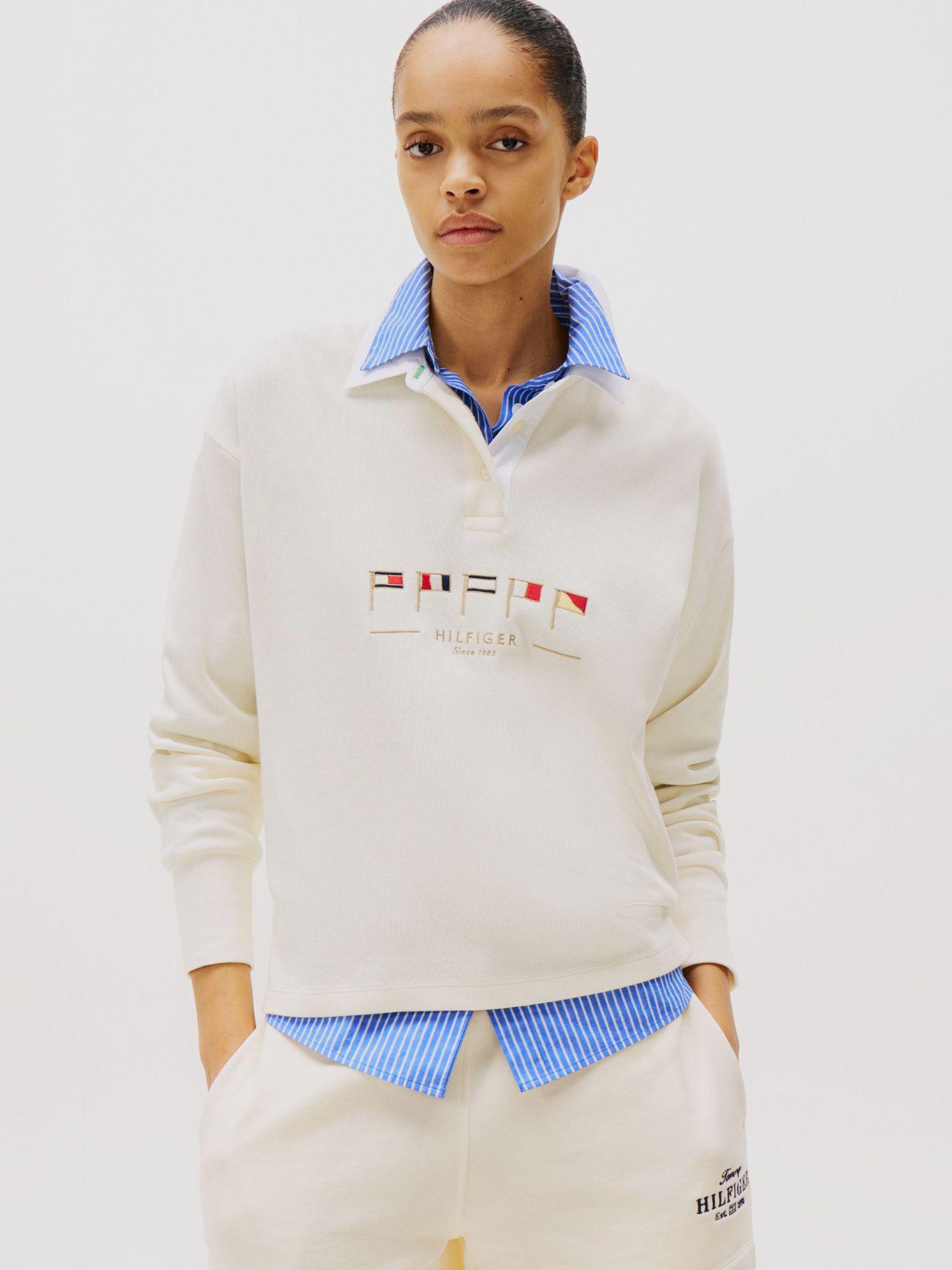 Polo Sail Flags Relaxed Fit Blanco Tommy Hilfiger-0