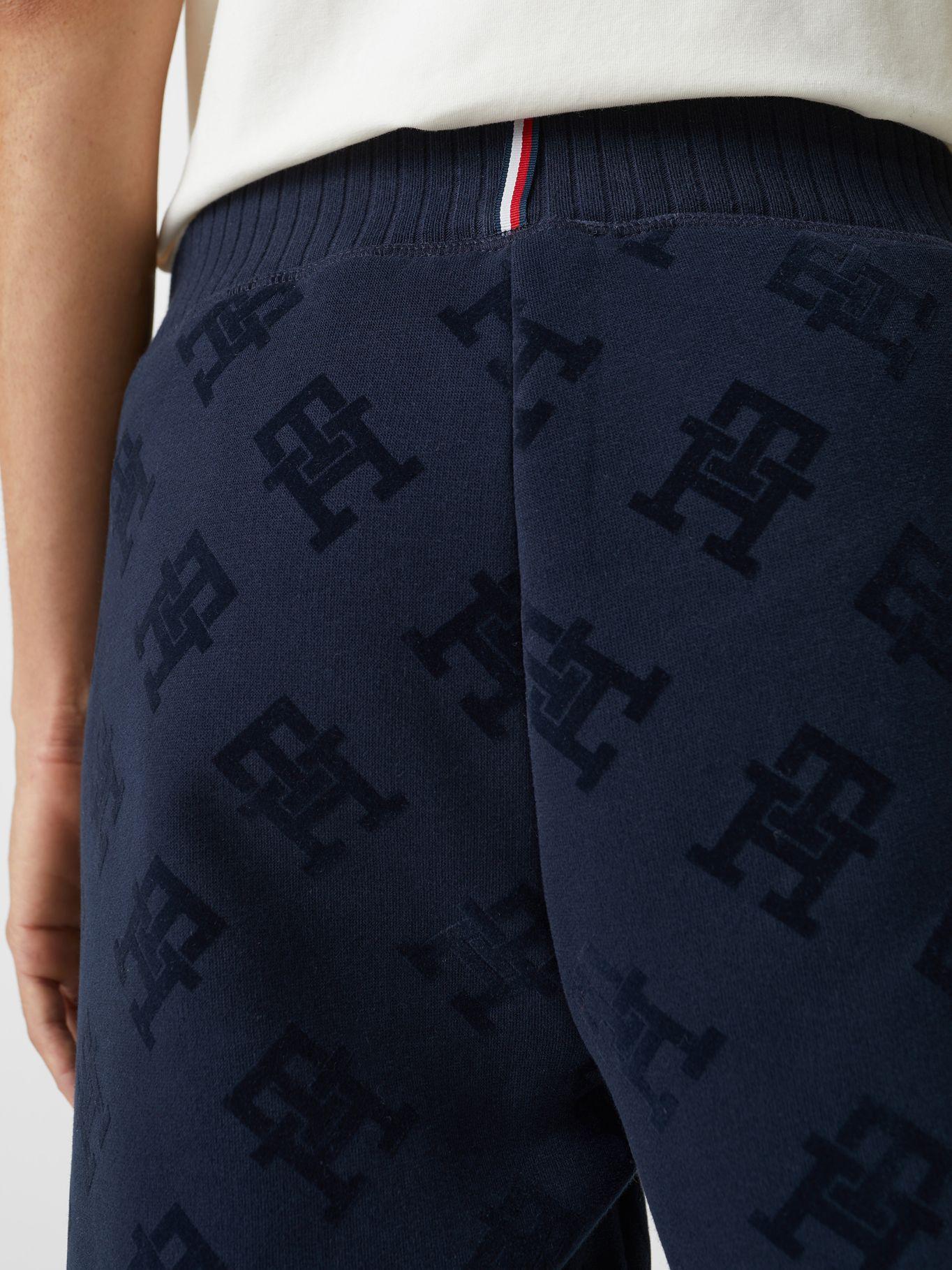 Joggers Monogram Print Azul Tommy Hilfiger-4