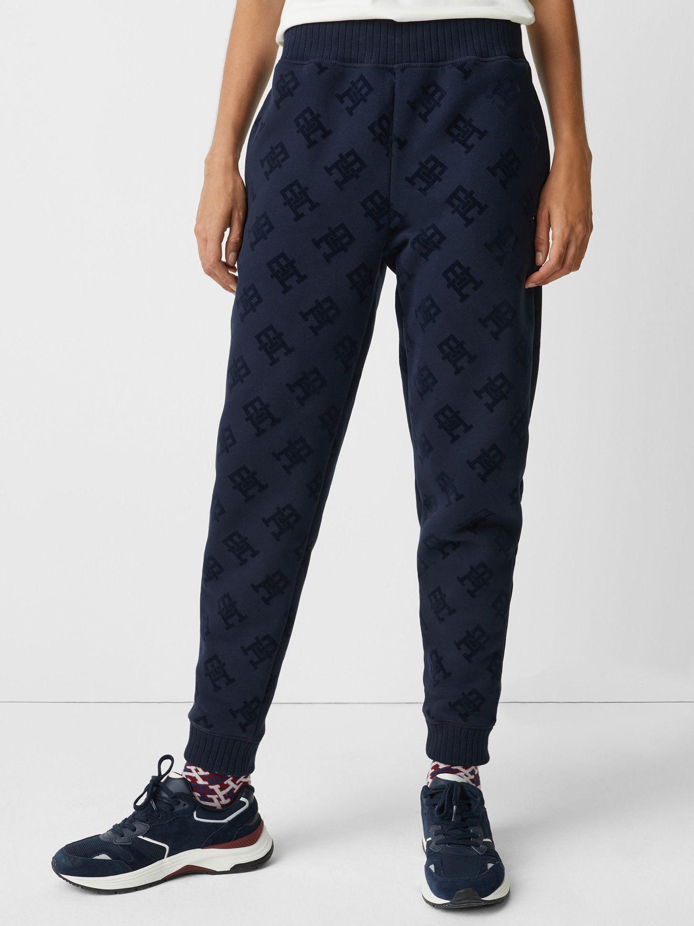 Joggers Monogram Print Azul Tommy Hilfiger-2
