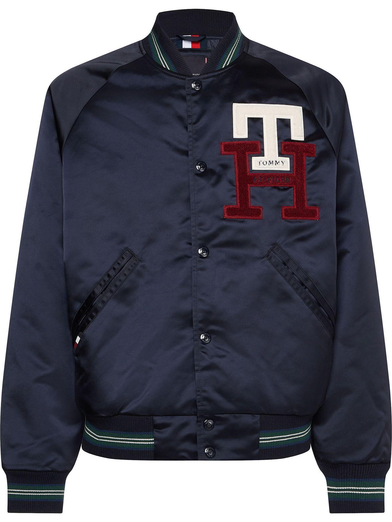 Chaqueta Varsity Monogram Azul Tommy Hilfiger-0