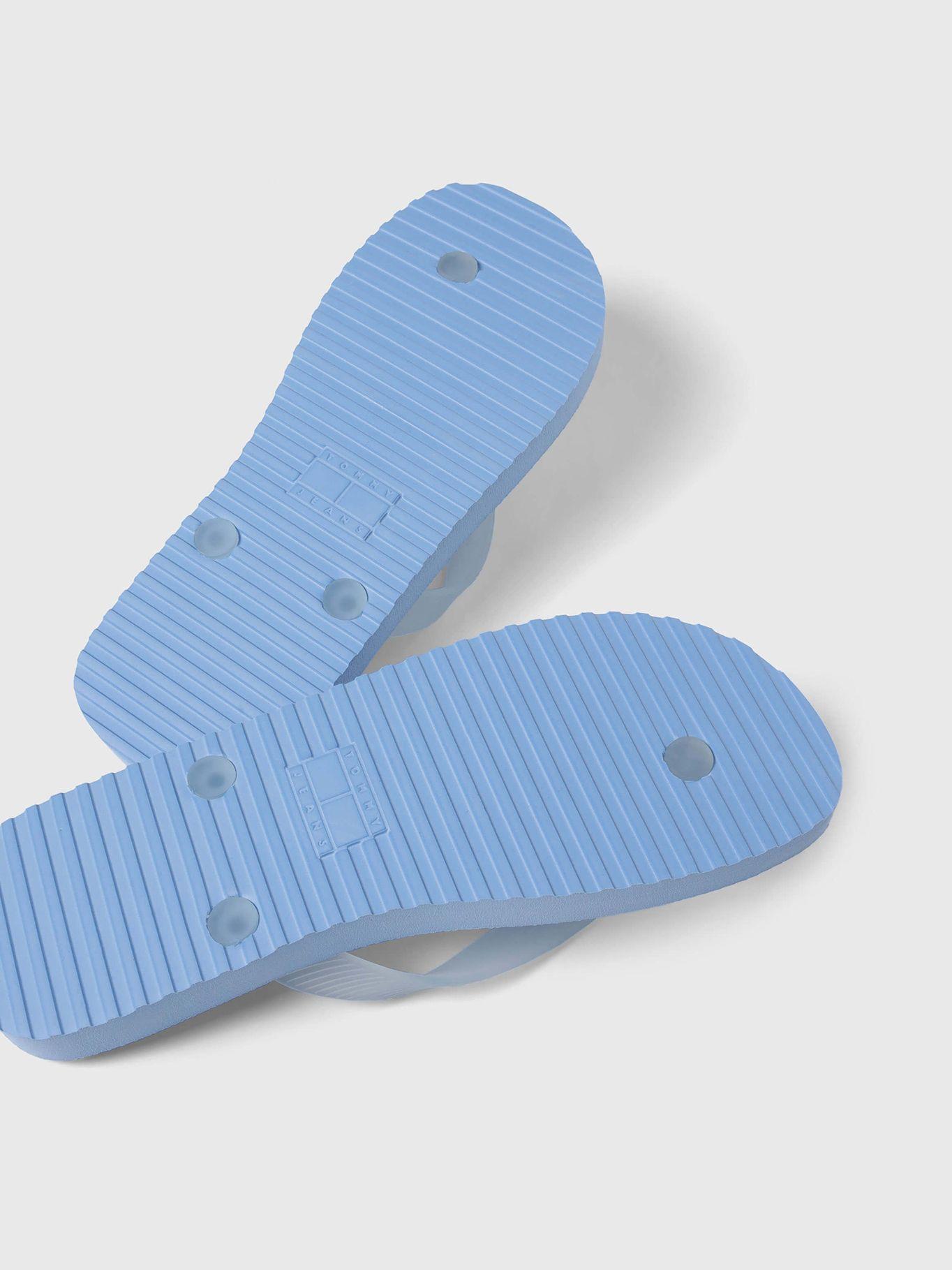 Sandalias Con Suela Dentada Y Logo Celeste Tommy Jeans-2