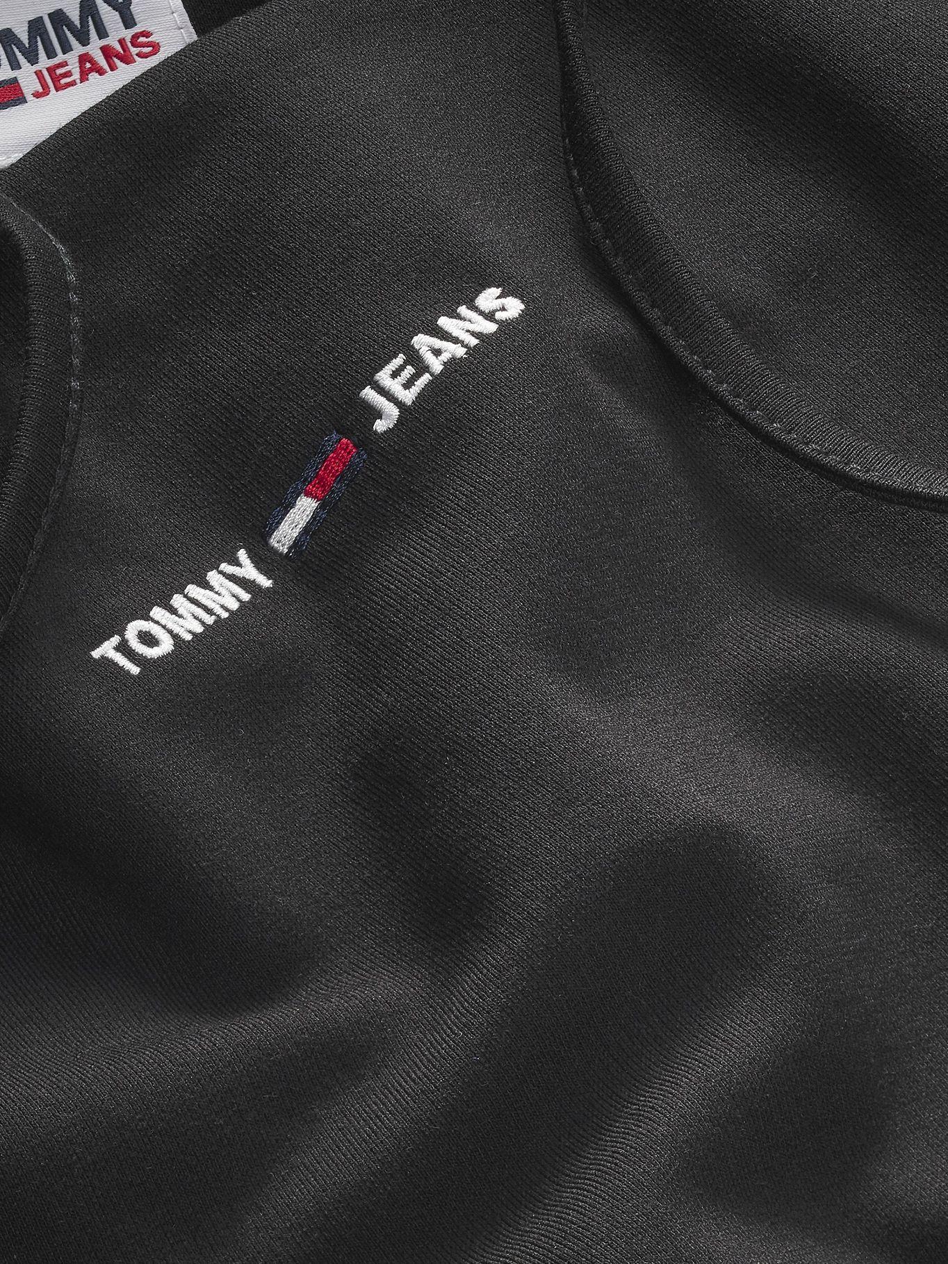Polera Crop Con Tirantes Y Logo Negro Tommy Hilfiger-2