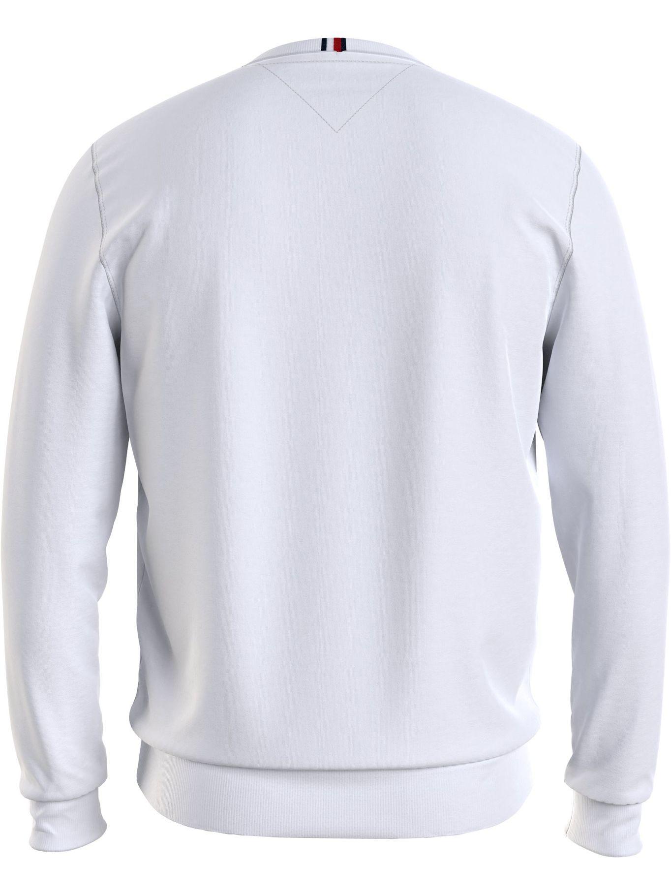 Polerón Flag Outline Logo Blanco Tommy Hilfiger-1