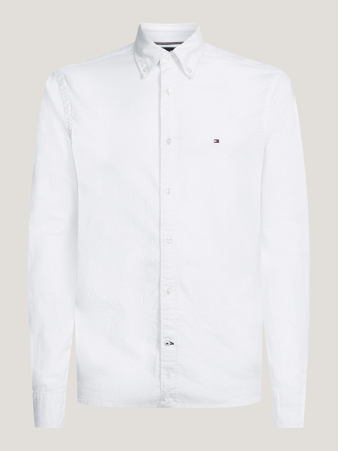 Camisa Oxford Flex 1985 Blanco Tommy Hilfiger-1