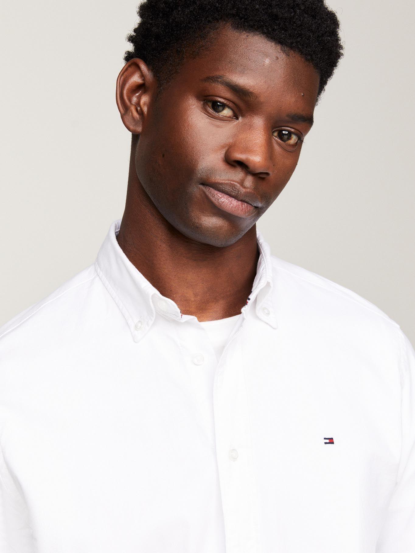 Camisa Oxford Flex 1985 Blanco Tommy Hilfiger-3