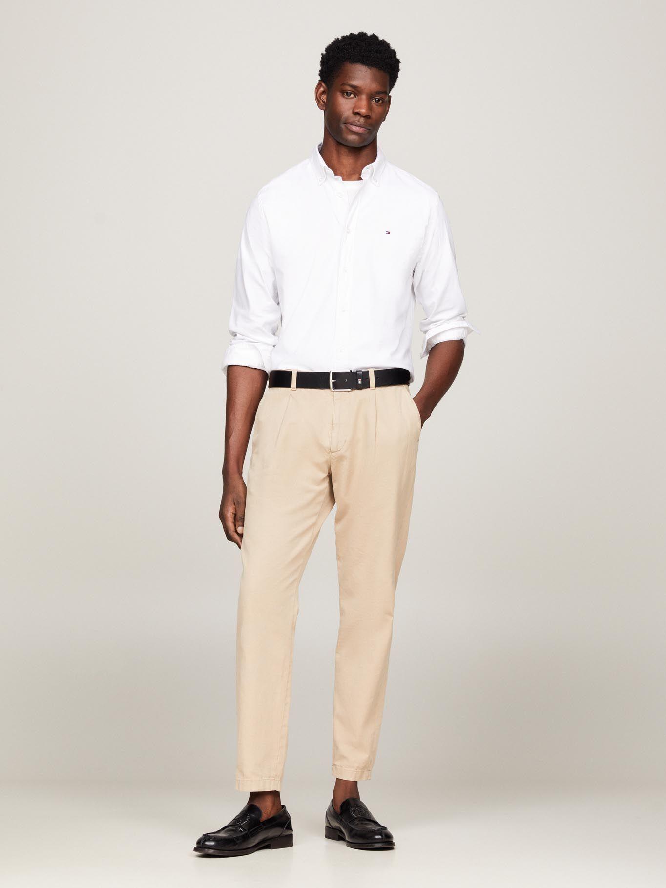 Camisa Oxford Flex 1985 Blanco Tommy Hilfiger-4