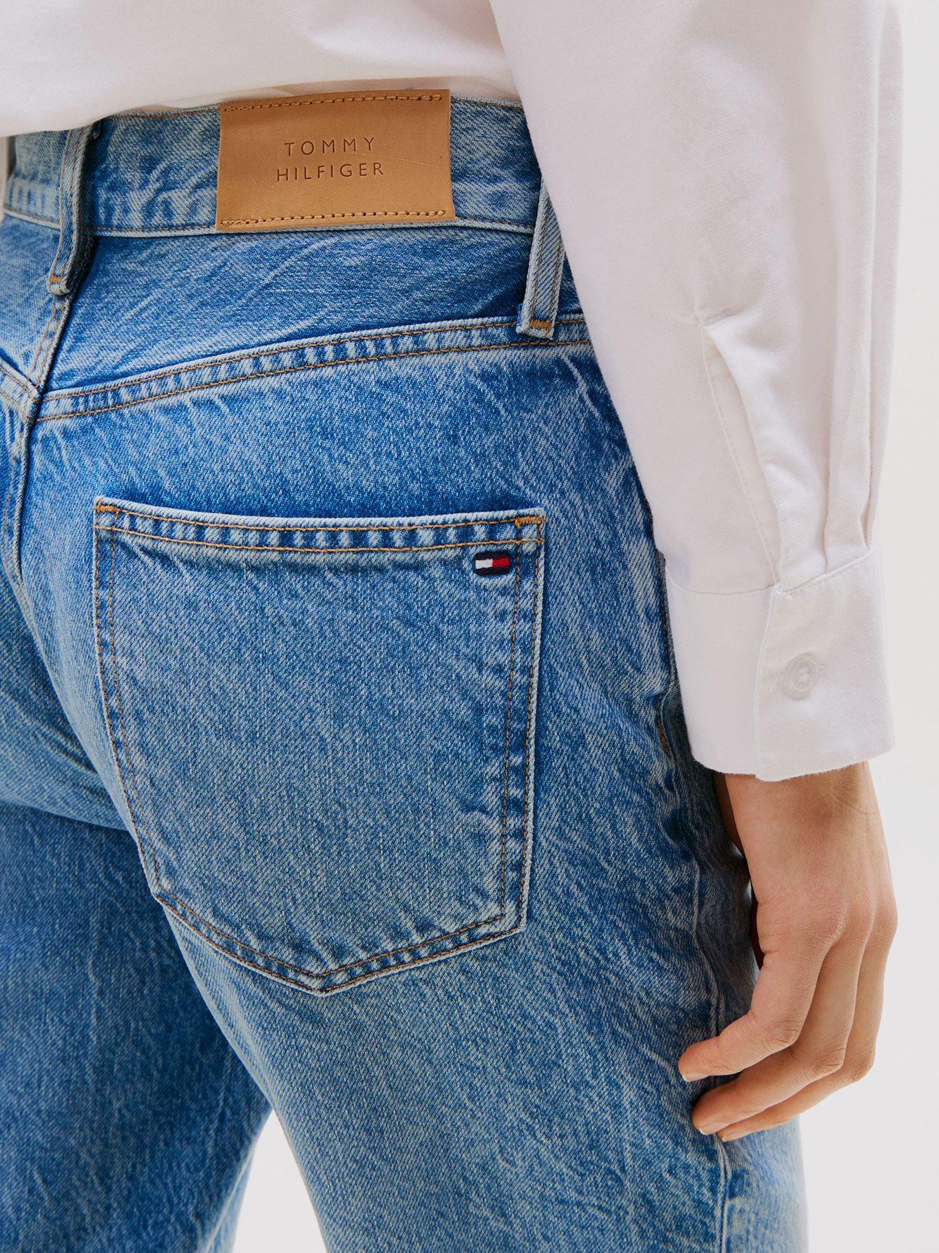 Jeans Bootcut Relaxed De Talle Alto Azul Tommy Hilfiger-4