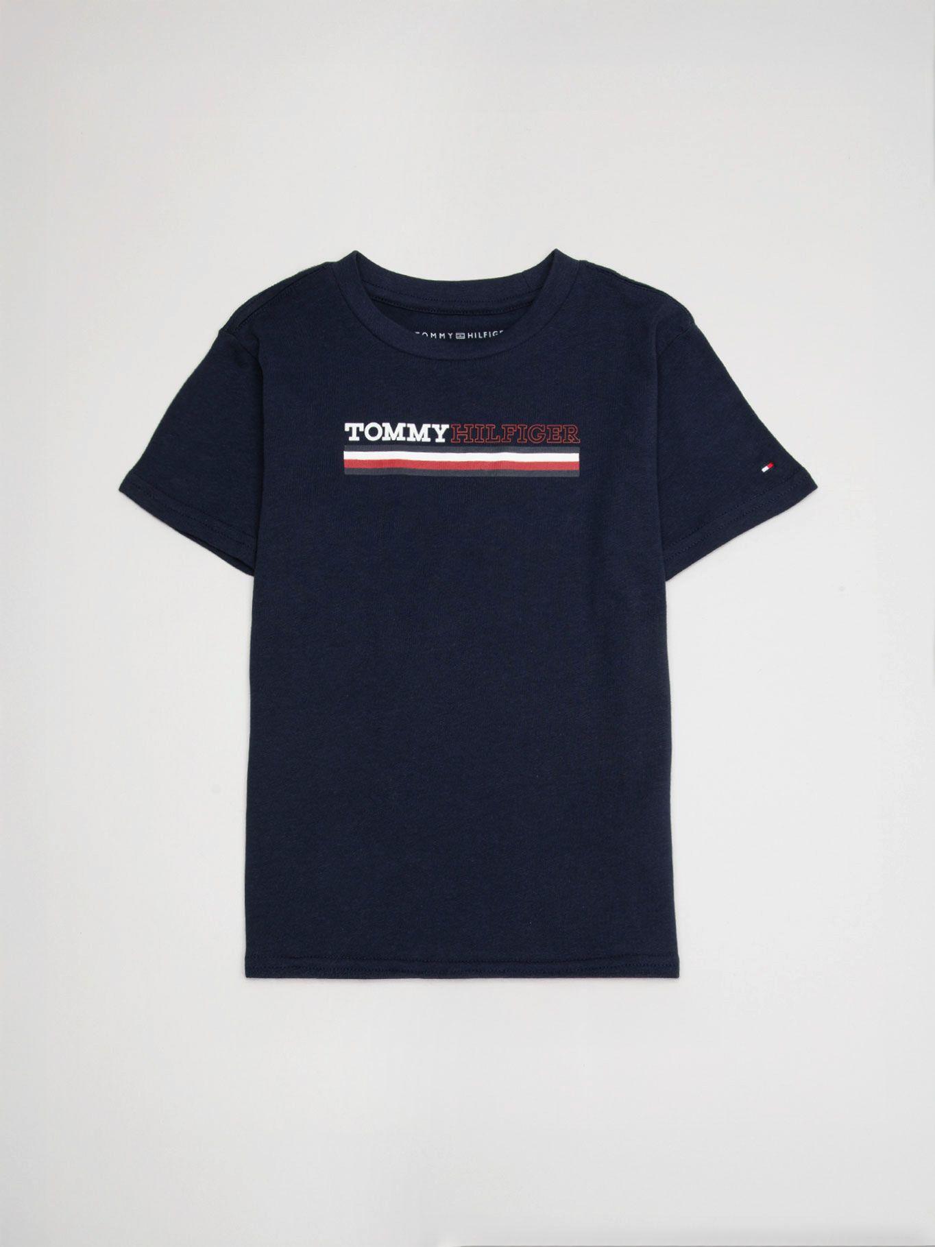 Polera Con Logo Signature Azul Tommy Hilfiger-0