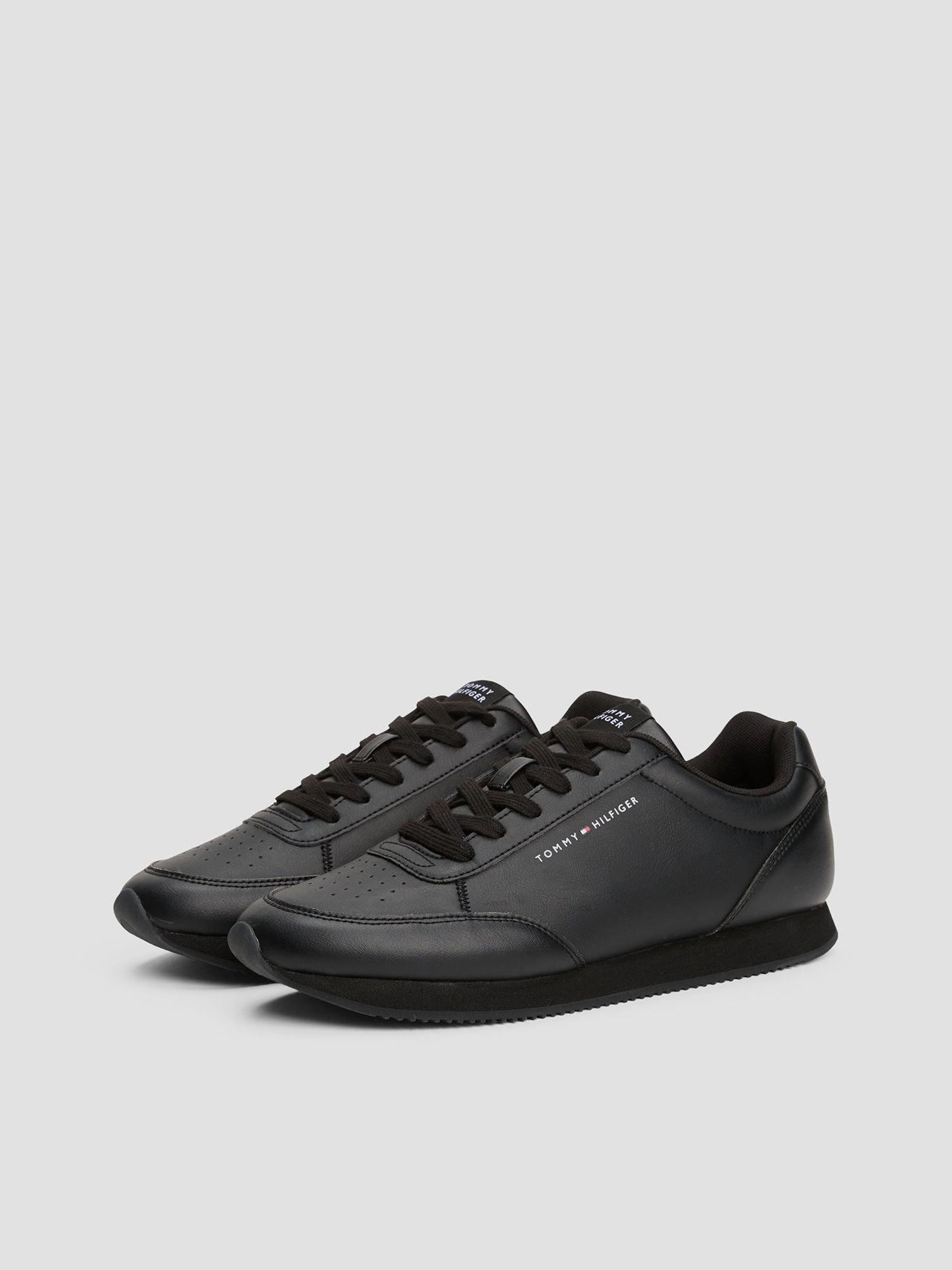 Zapatilla Con Logo Y Suela Dentada Negro Tommy Hilfiger-0