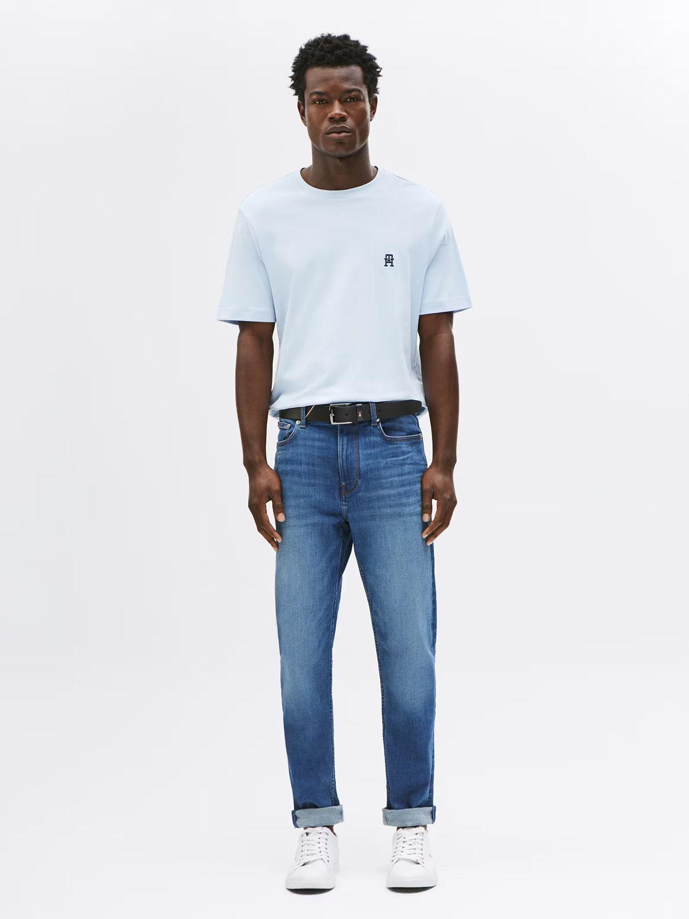 Polera de Logo Monogram Celeste Tommy Hilfiger-2