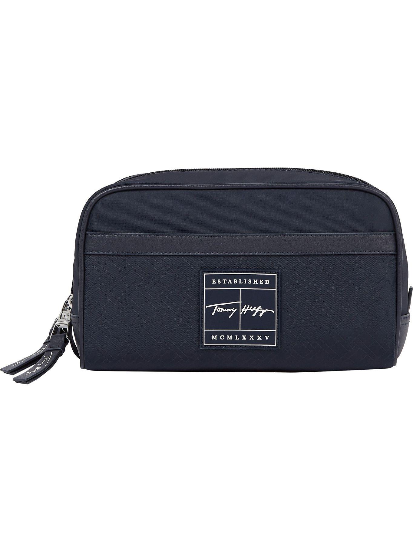 Neceser Doble Signature Azul Tommy Hilfiger JN2-0