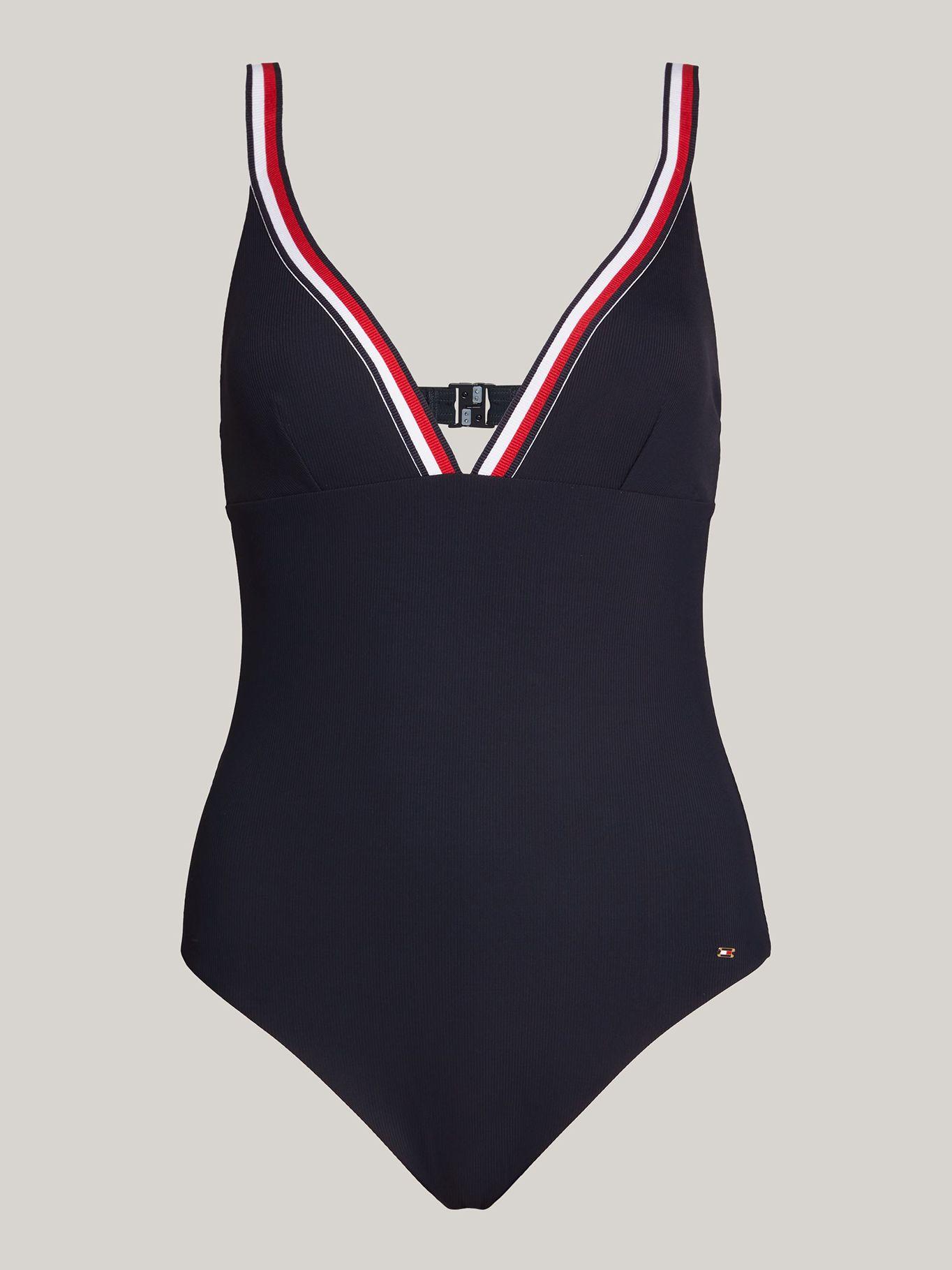 Traje De Baño Global Stripe Azul Tommy Hilfiger-4