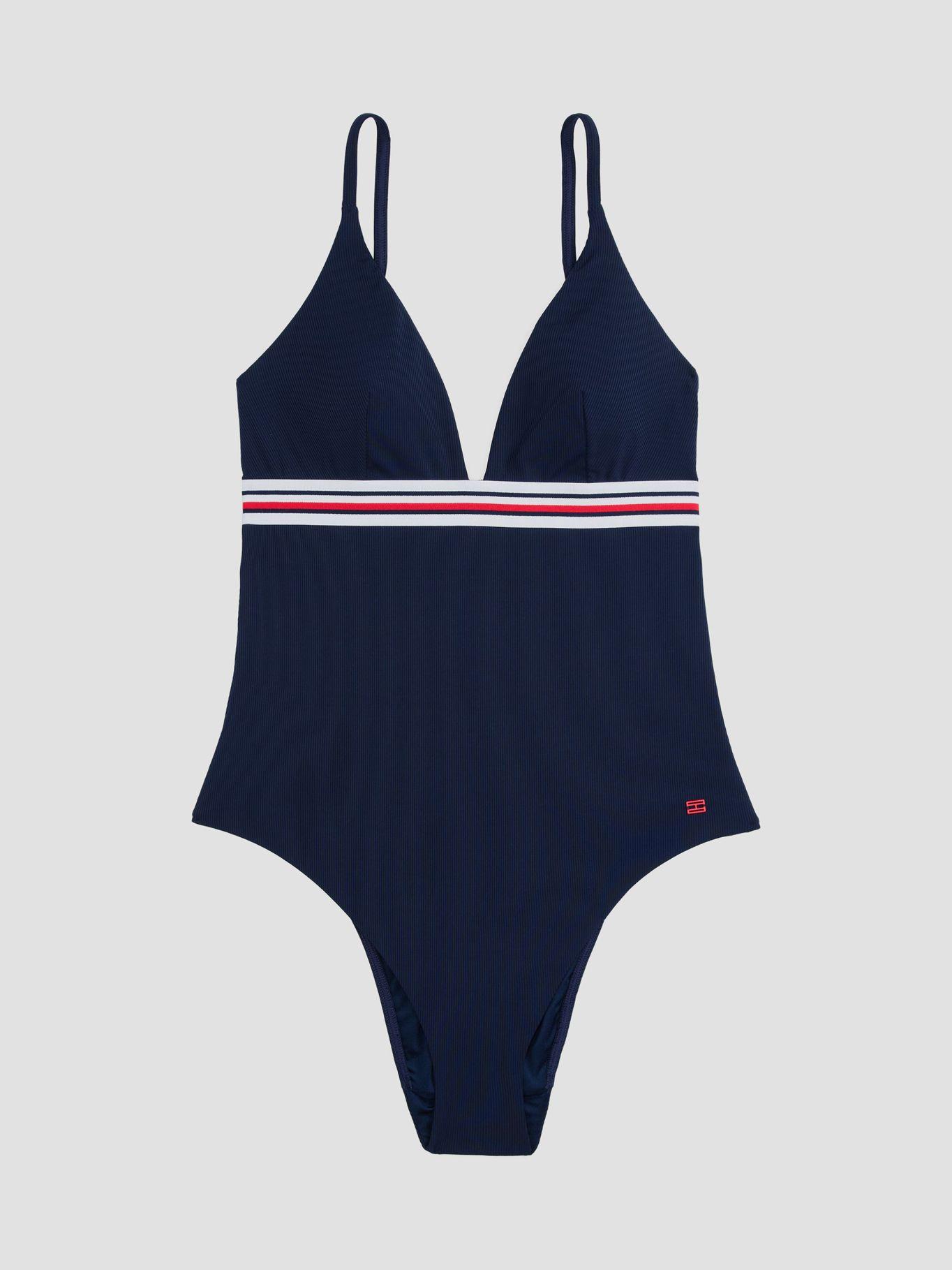Traje De Baño Global Stripe Azul Tommy Hilfiger-4