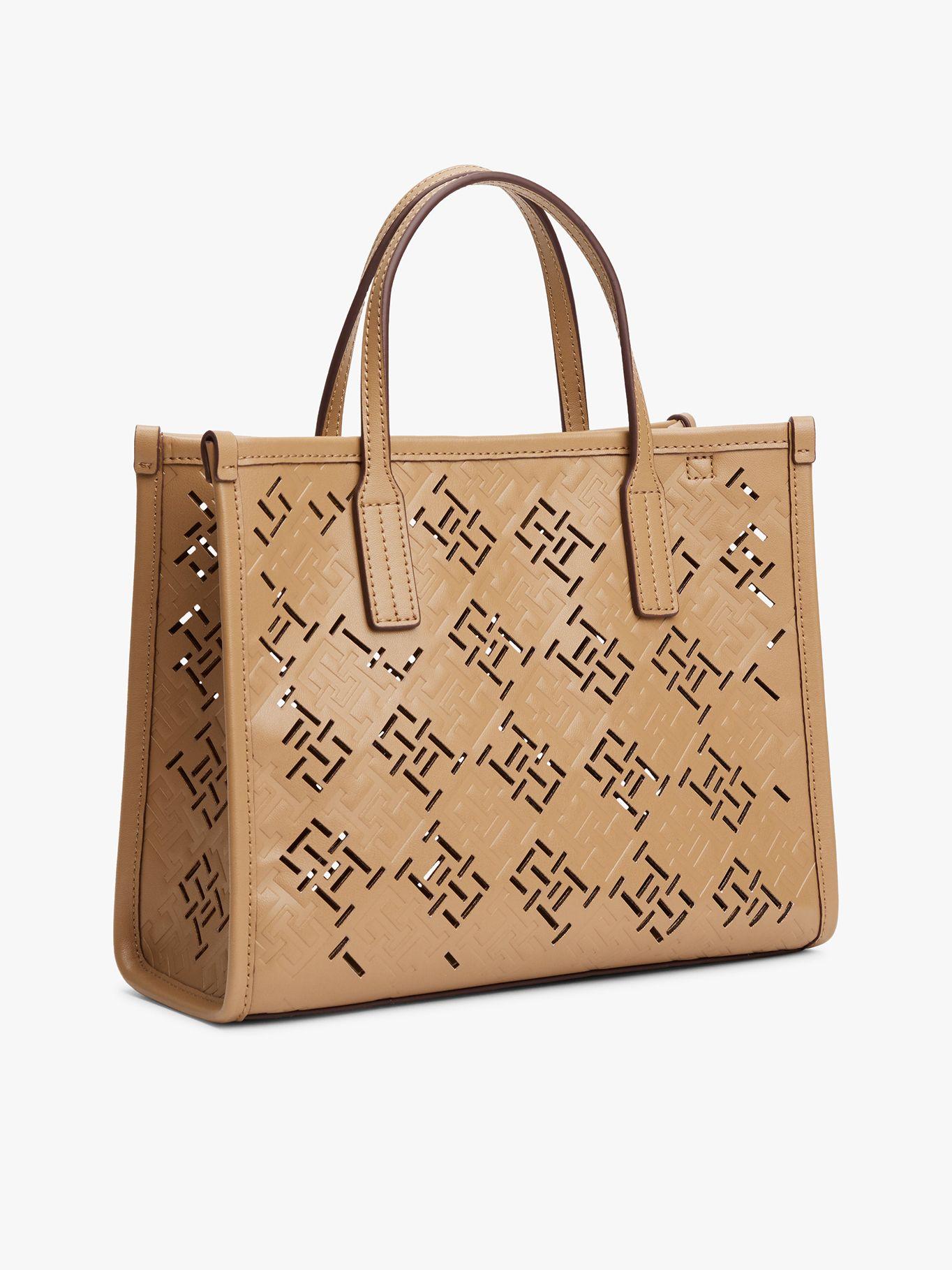 Tote City Con Monograma Café Tommy Hilfiger-2