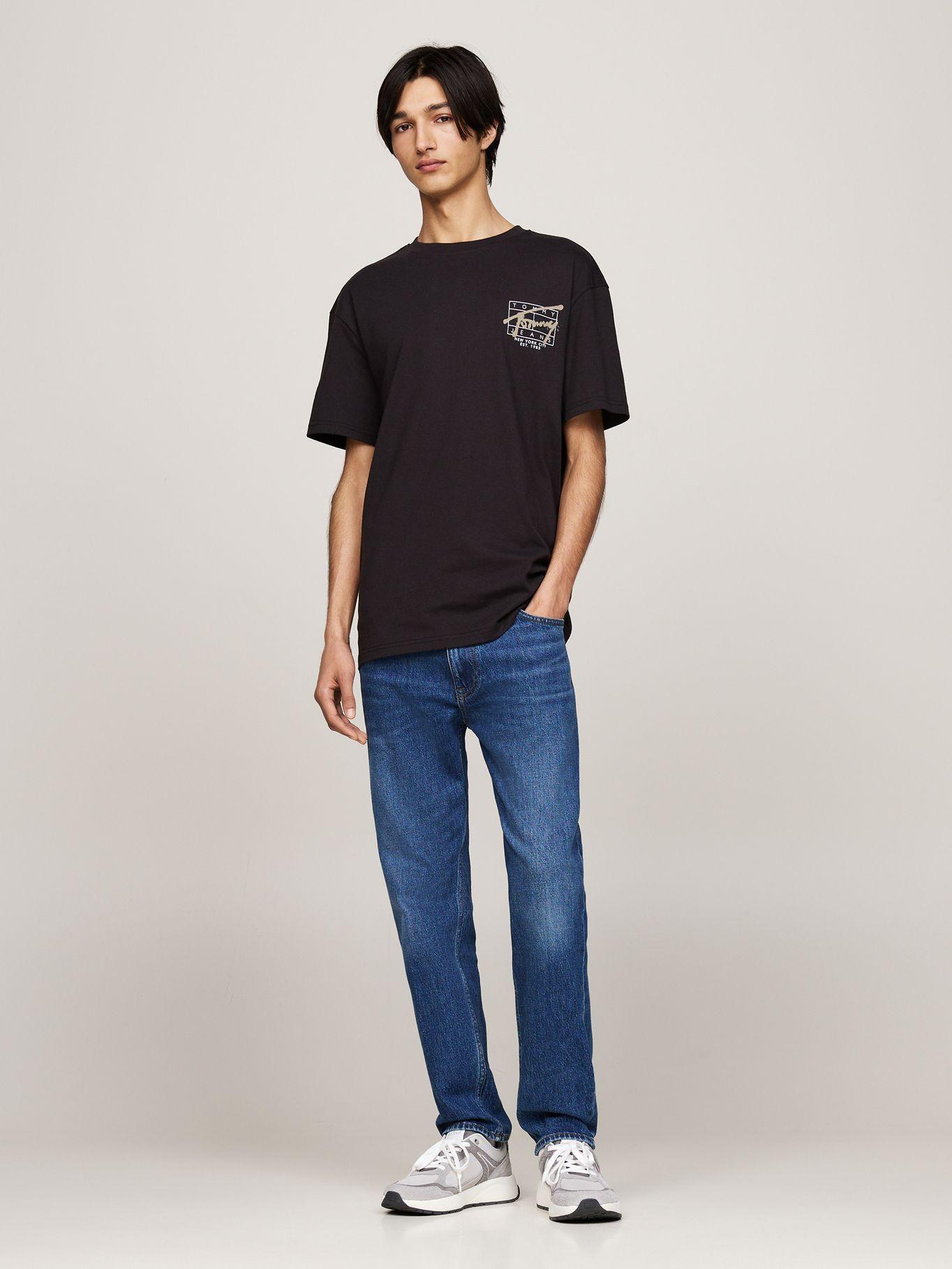 Polera Estilo Grafiti Regular Fit Negro Tommy Hilfiger-1