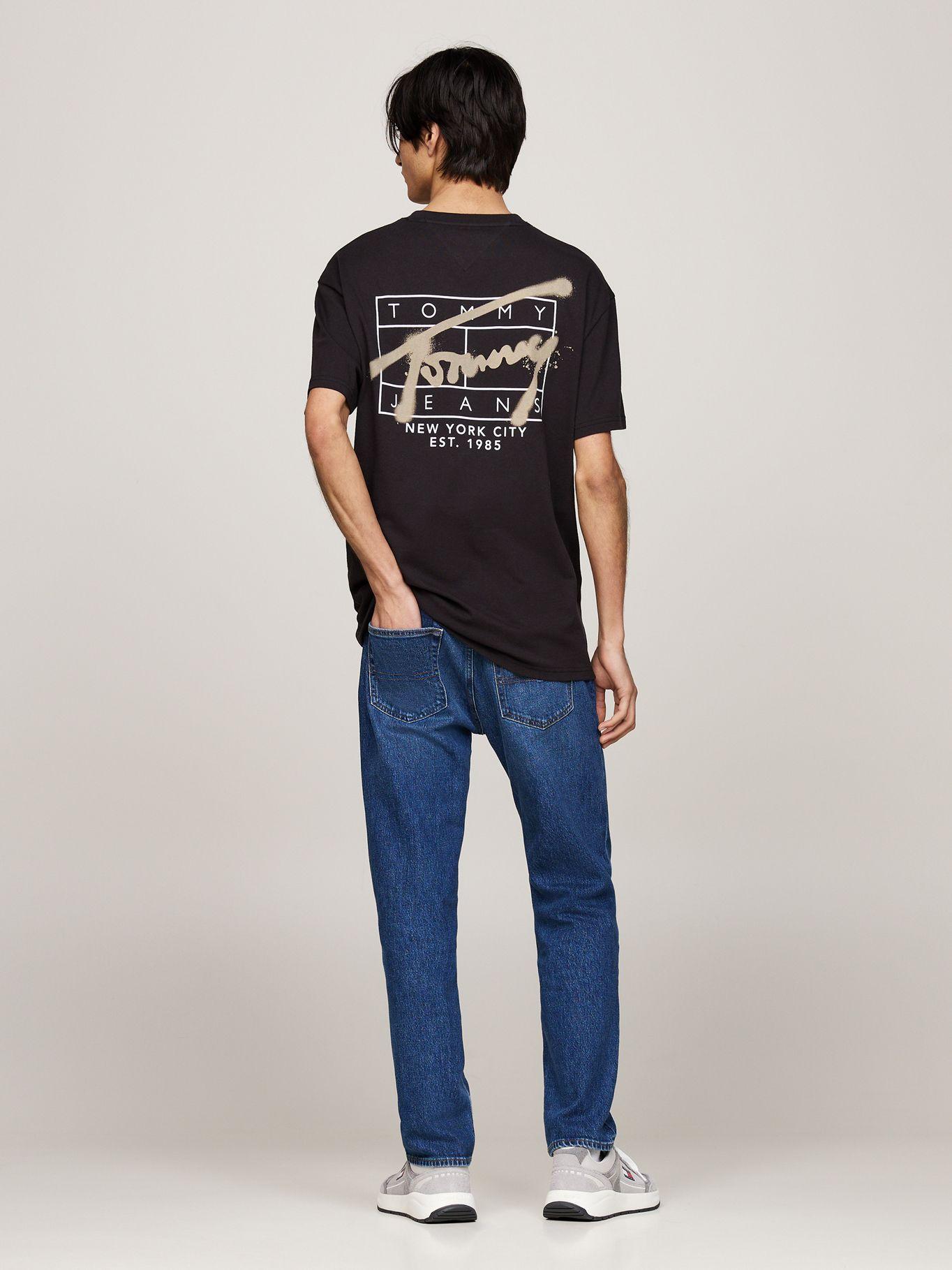Polera Estilo Grafiti Regular Fit Negro Tommy Hilfiger-2