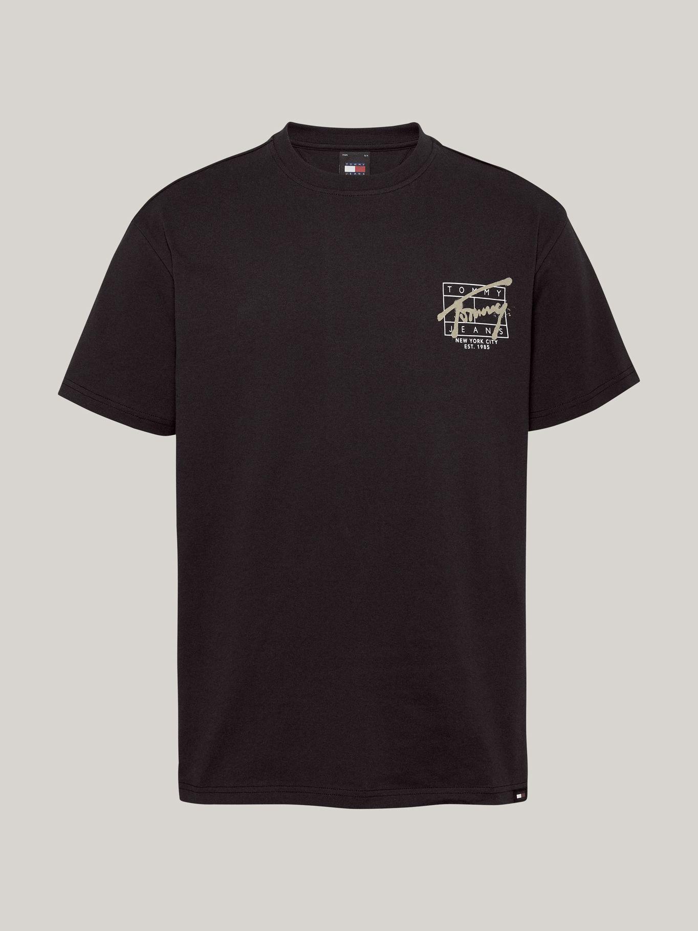 Polera Estilo Grafiti Regular Fit Negro Tommy Hilfiger-4