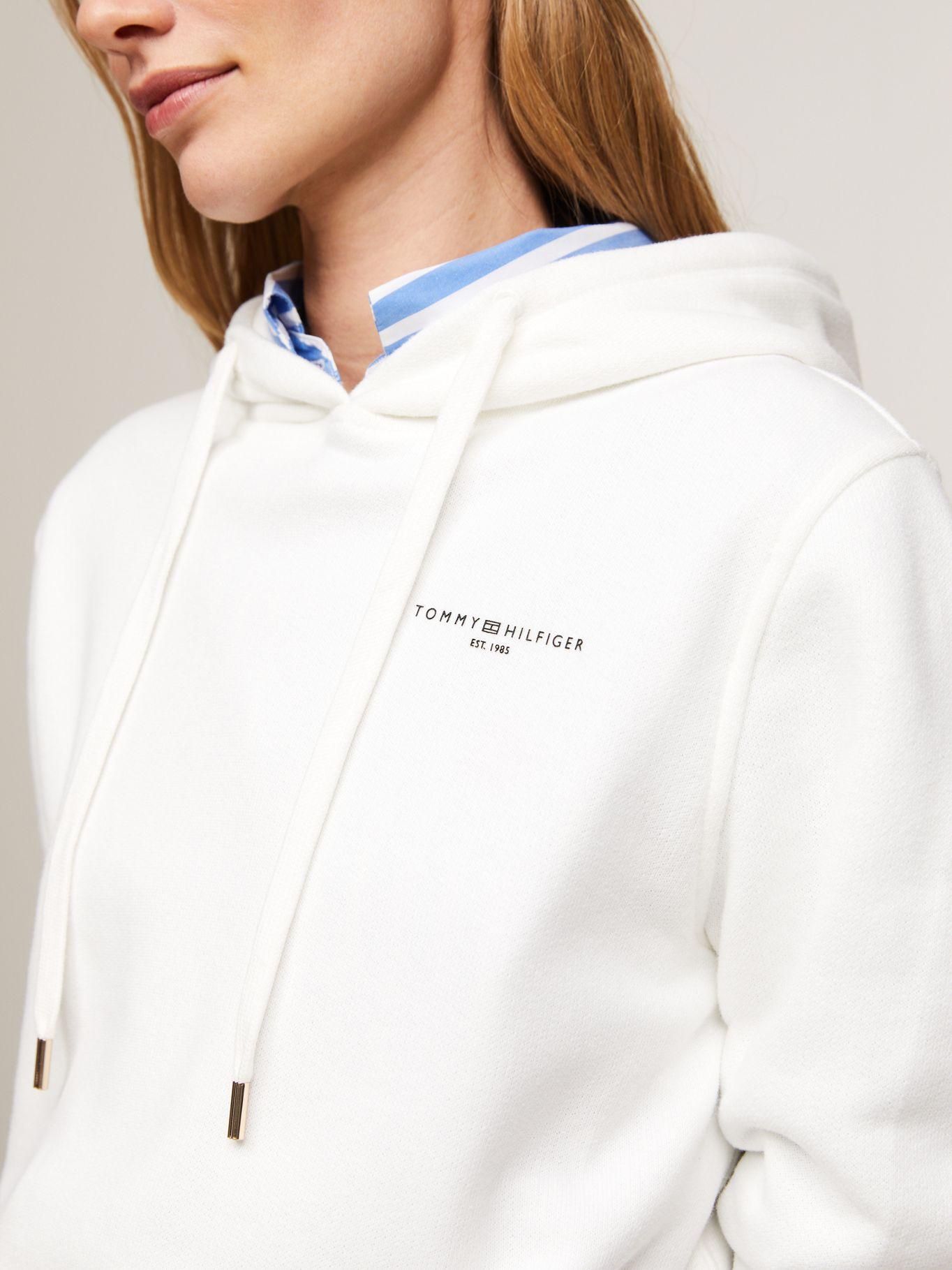 Polerón Hoodie Logo 1985 Blanco Tommy Hilfiger-3
