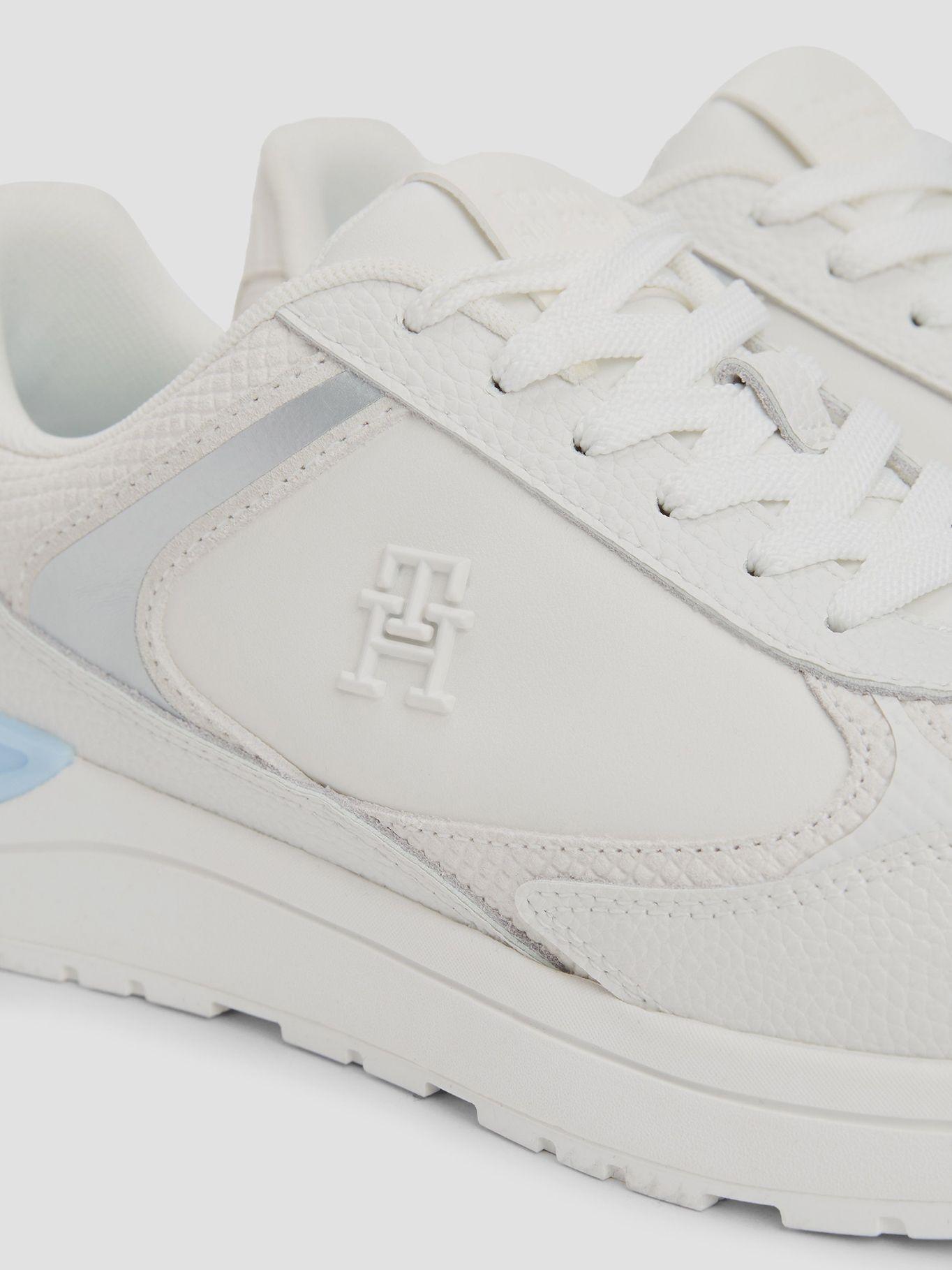 Zapatillas Con Texturas Mixtas Blanco Tommy Hilfiger-2