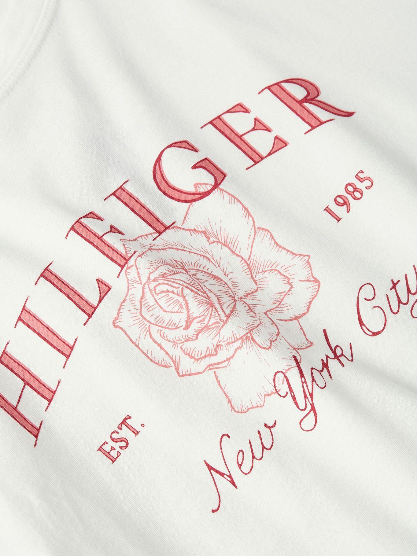 Polera Rose Print Regular Fit Blanco Tommy Hilfiger-2