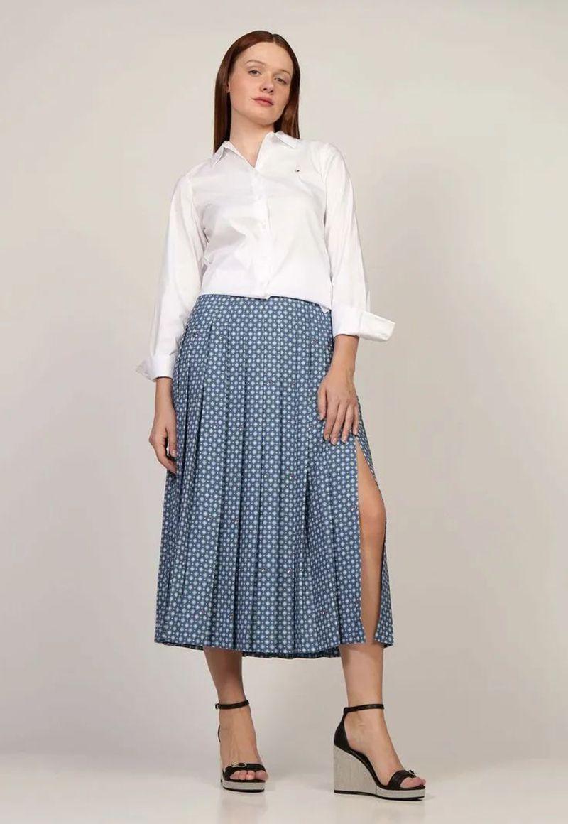 Camisa De Popelín Regular Fit Blanco Tommy Hilfiger-1