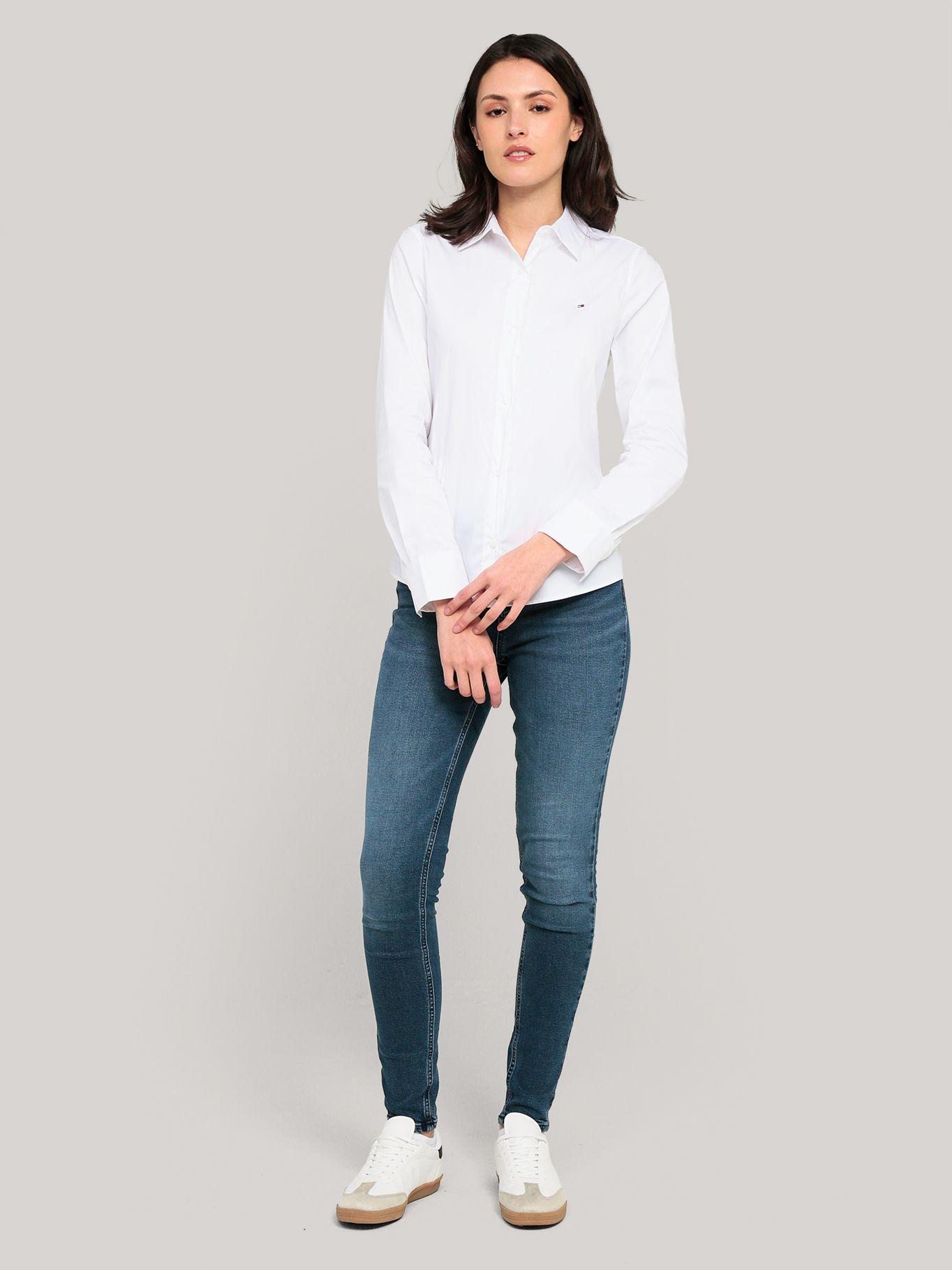 Camisa De Popelín Regular Fit Blanco Tommy Hilfiger-1