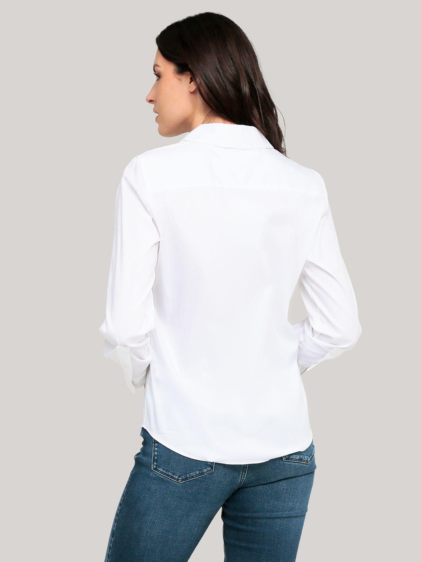 Camisa De Popelín Regular Fit Blanco Tommy Hilfiger-3