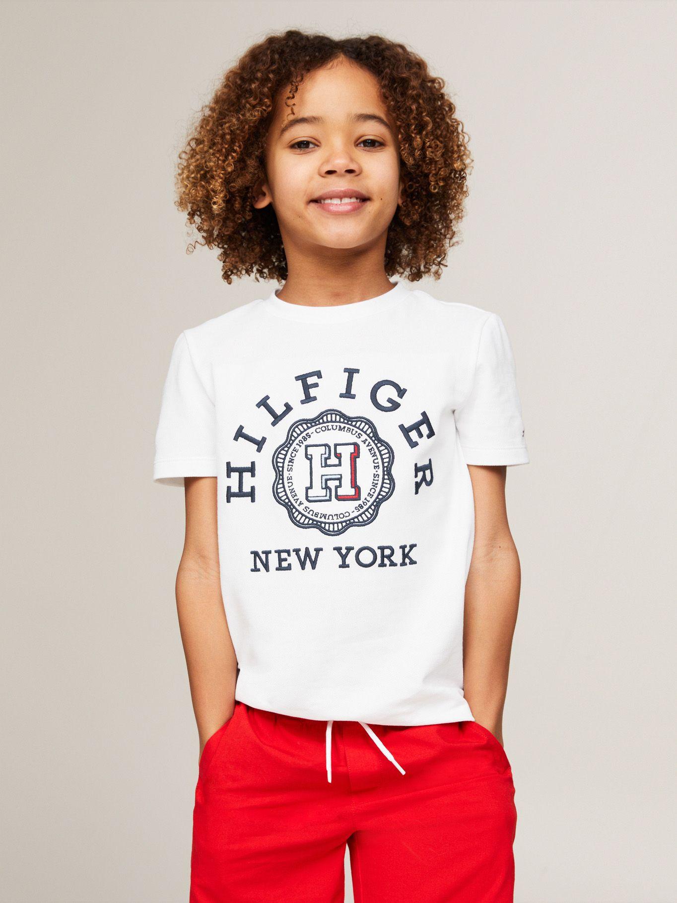 Polera Con Escudo Archive Blanco Tommy Hilfiger-0