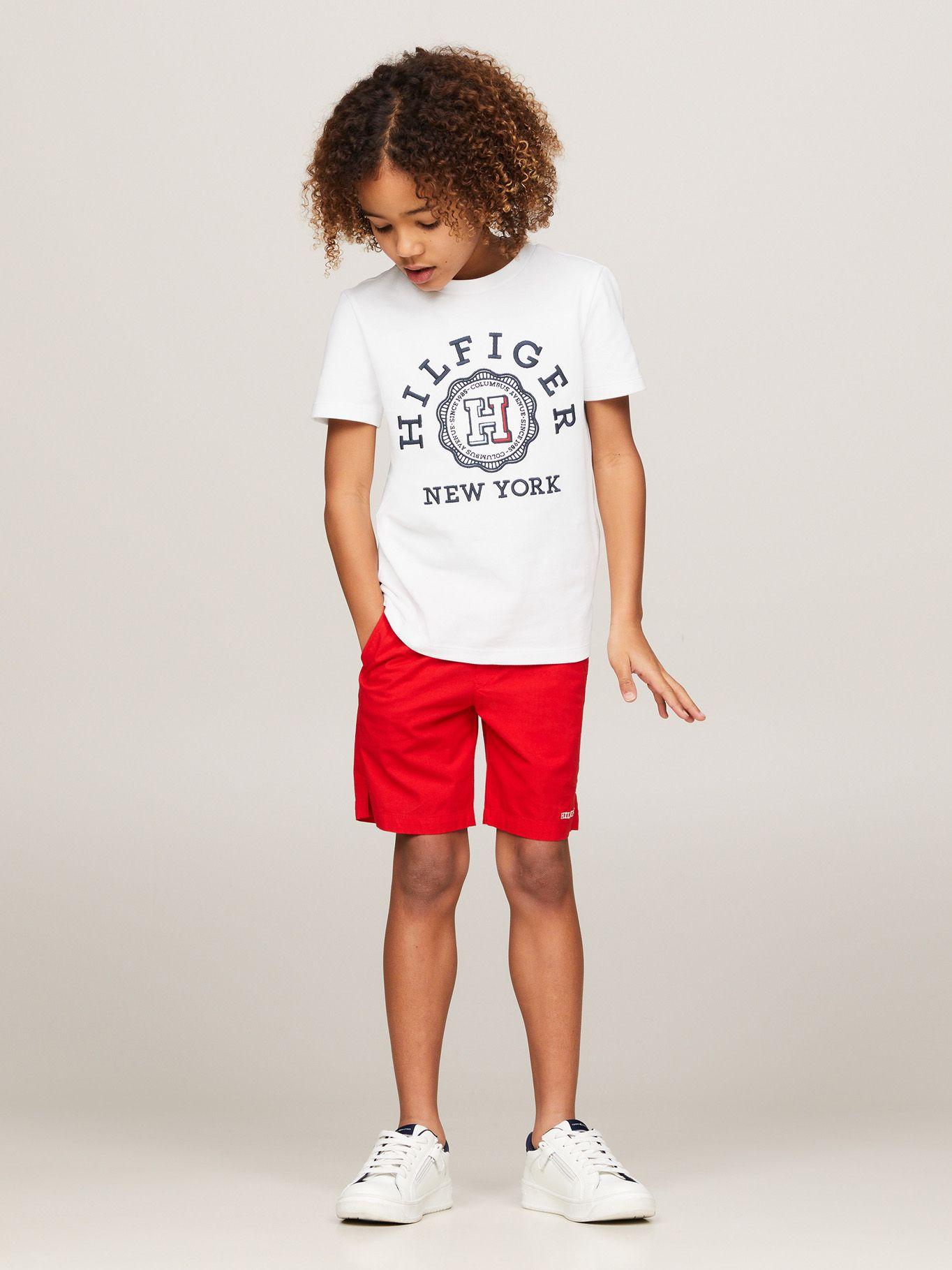 Polera Con Escudo Archive Blanco Tommy Hilfiger-1