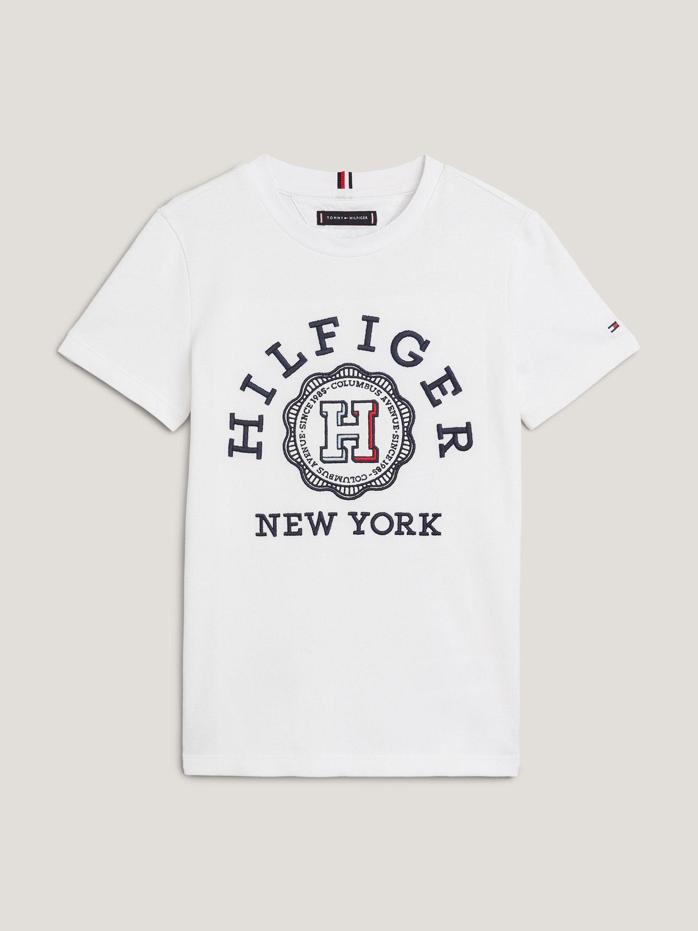 Polera Con Escudo Archive Blanco Tommy Hilfiger-4