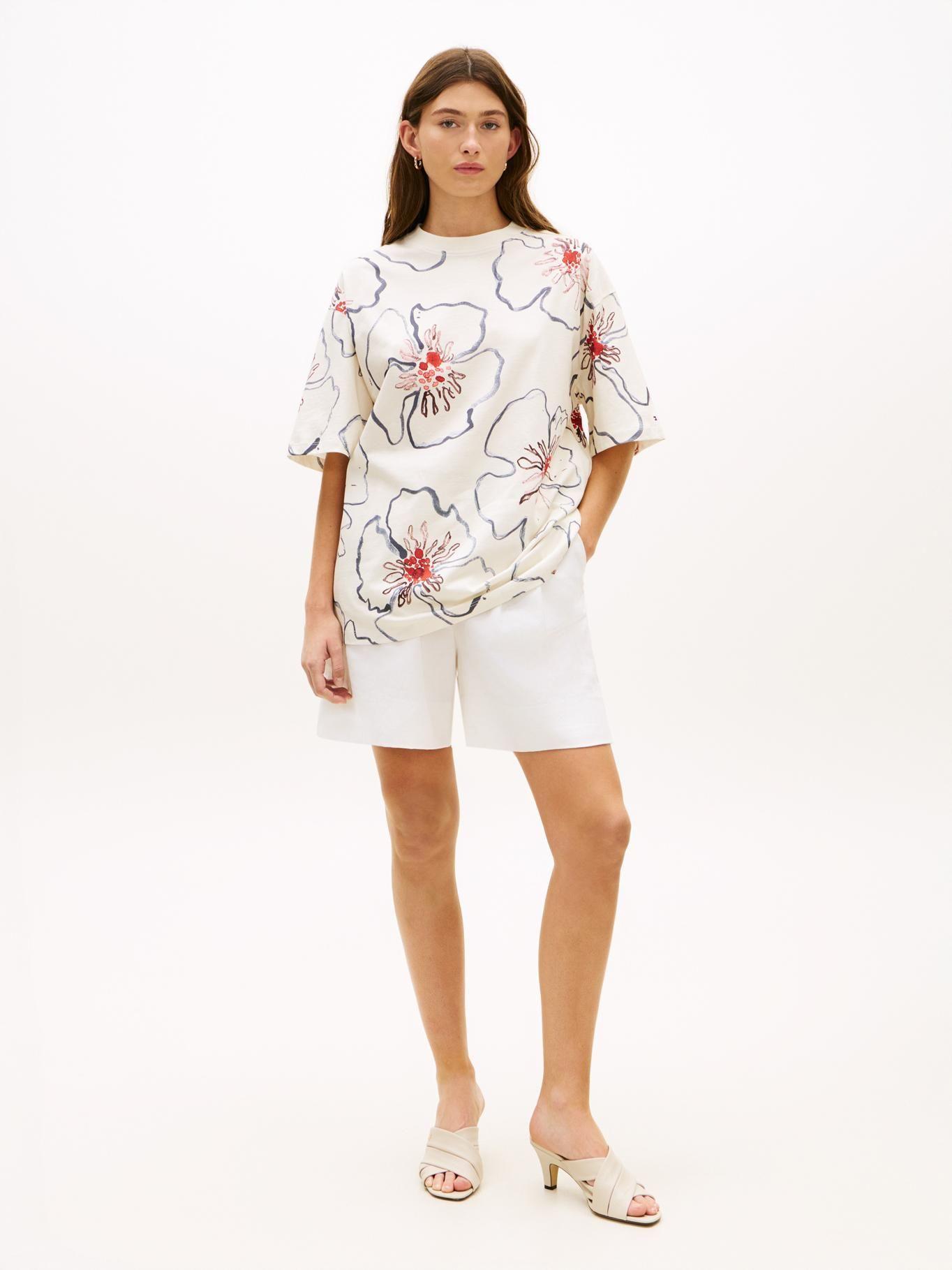 Polera Estampado Floral Relaxed Fit-1
