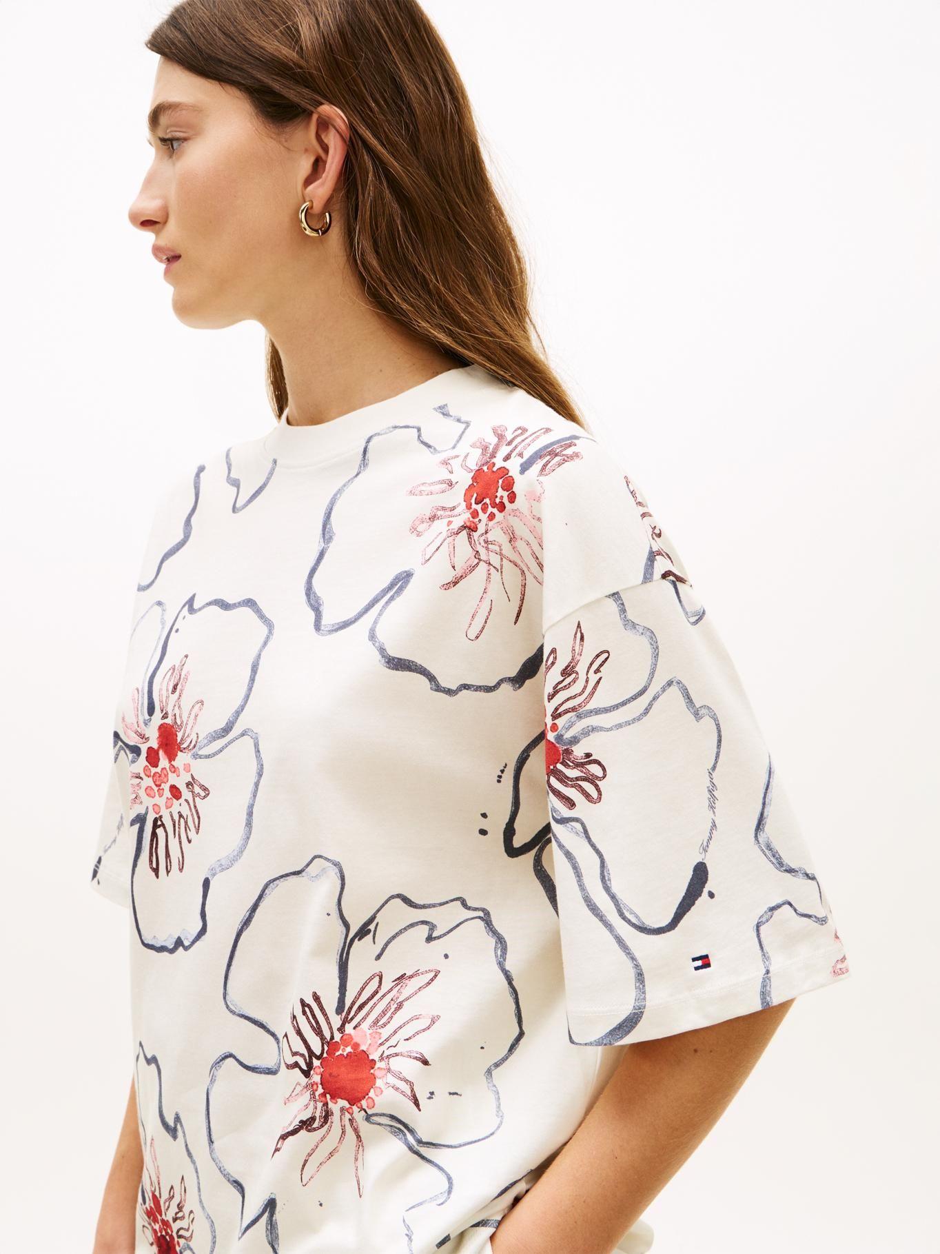 Polera Estampado Floral Relaxed Fit-3