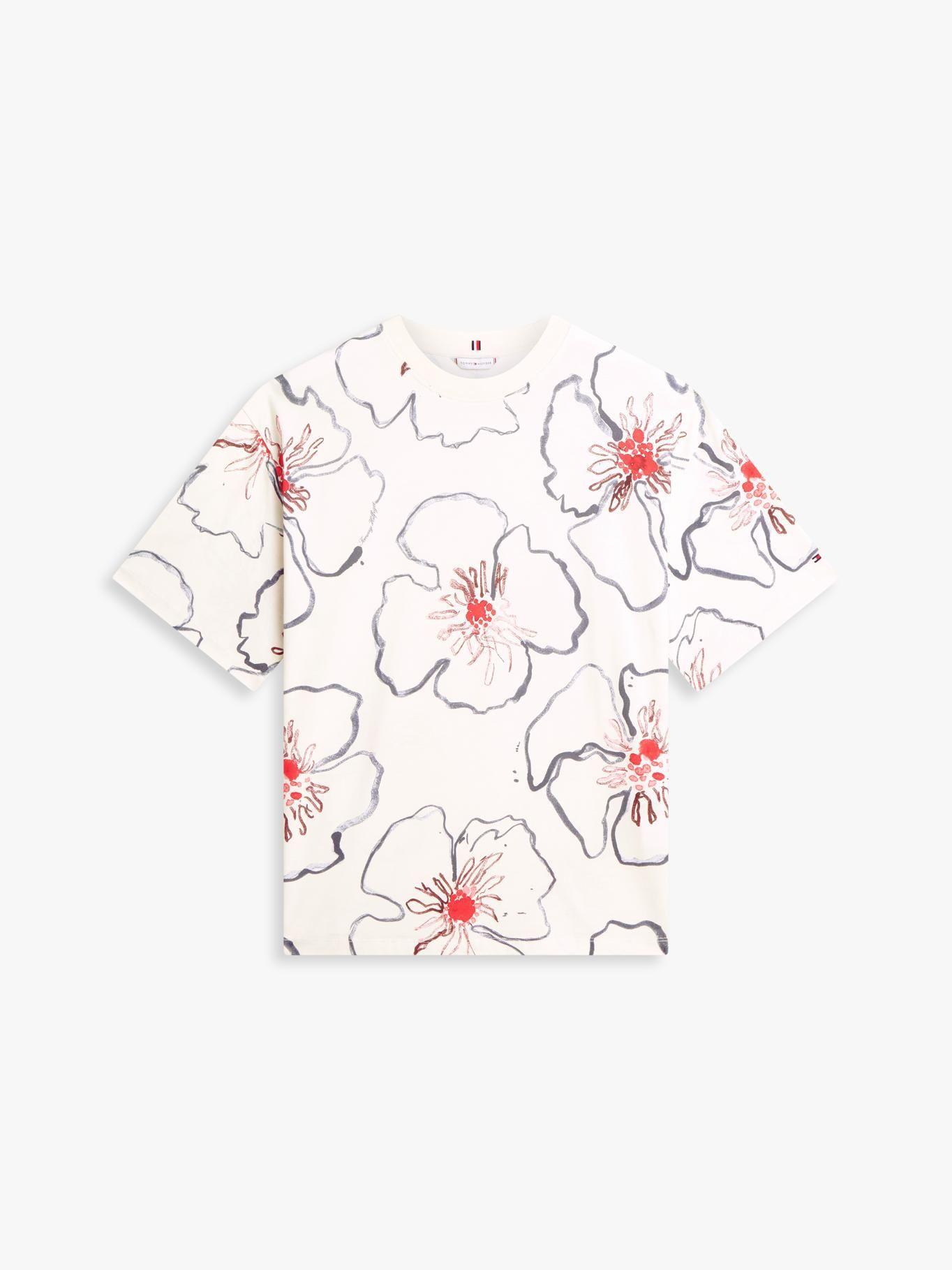 Polera Estampado Floral Relaxed Fit-4