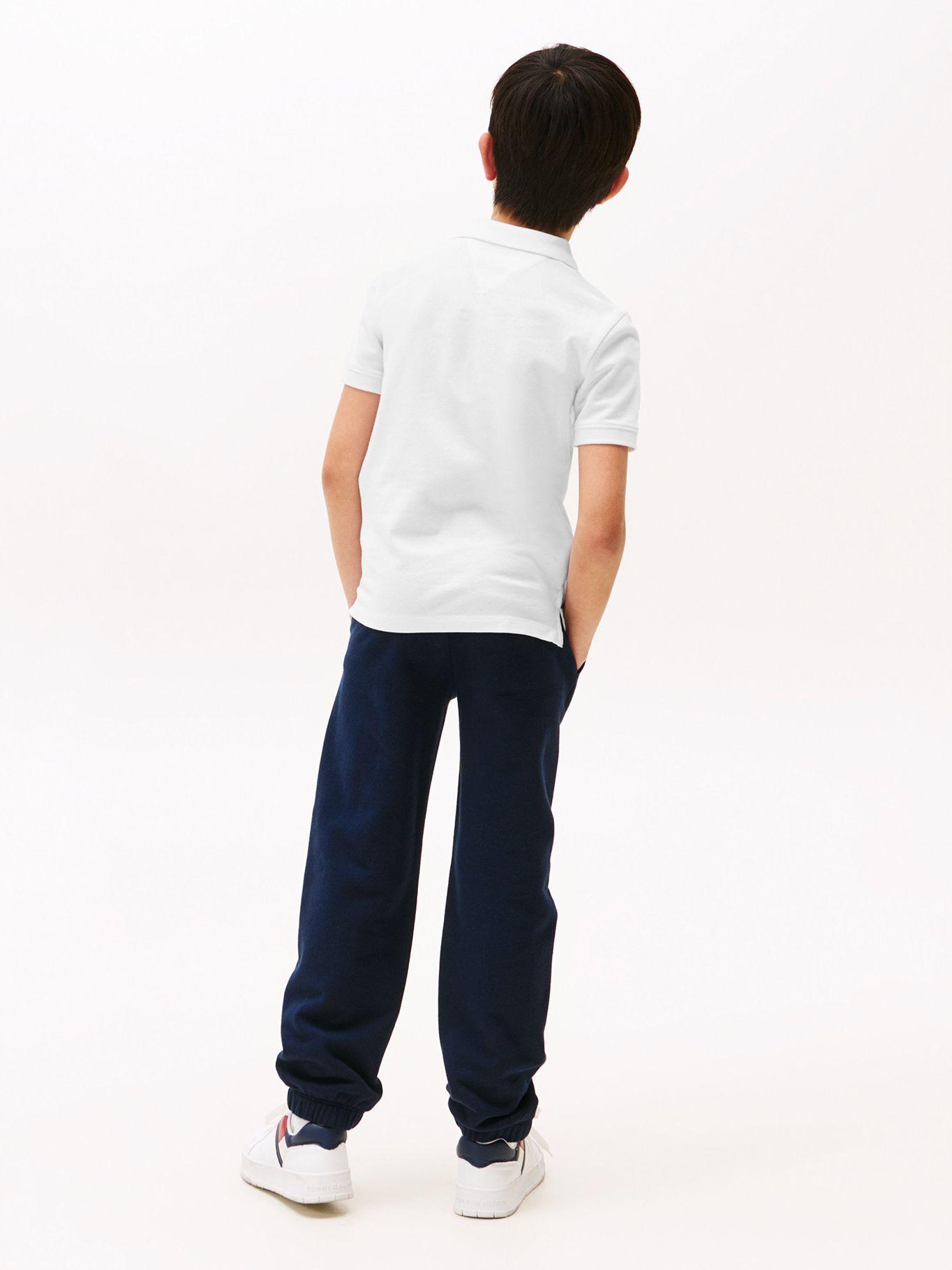 Polo Con Logo Distintivo Blanco Tommy Hilfiger-2