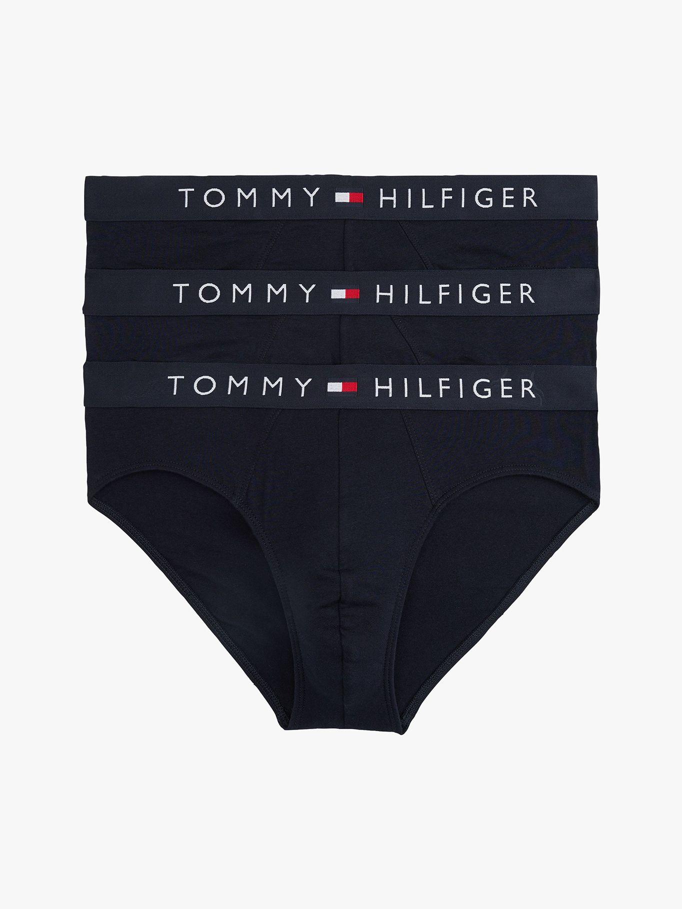 Pack De 3 Slip Con Logo Azul Tommy Hilfiger-0