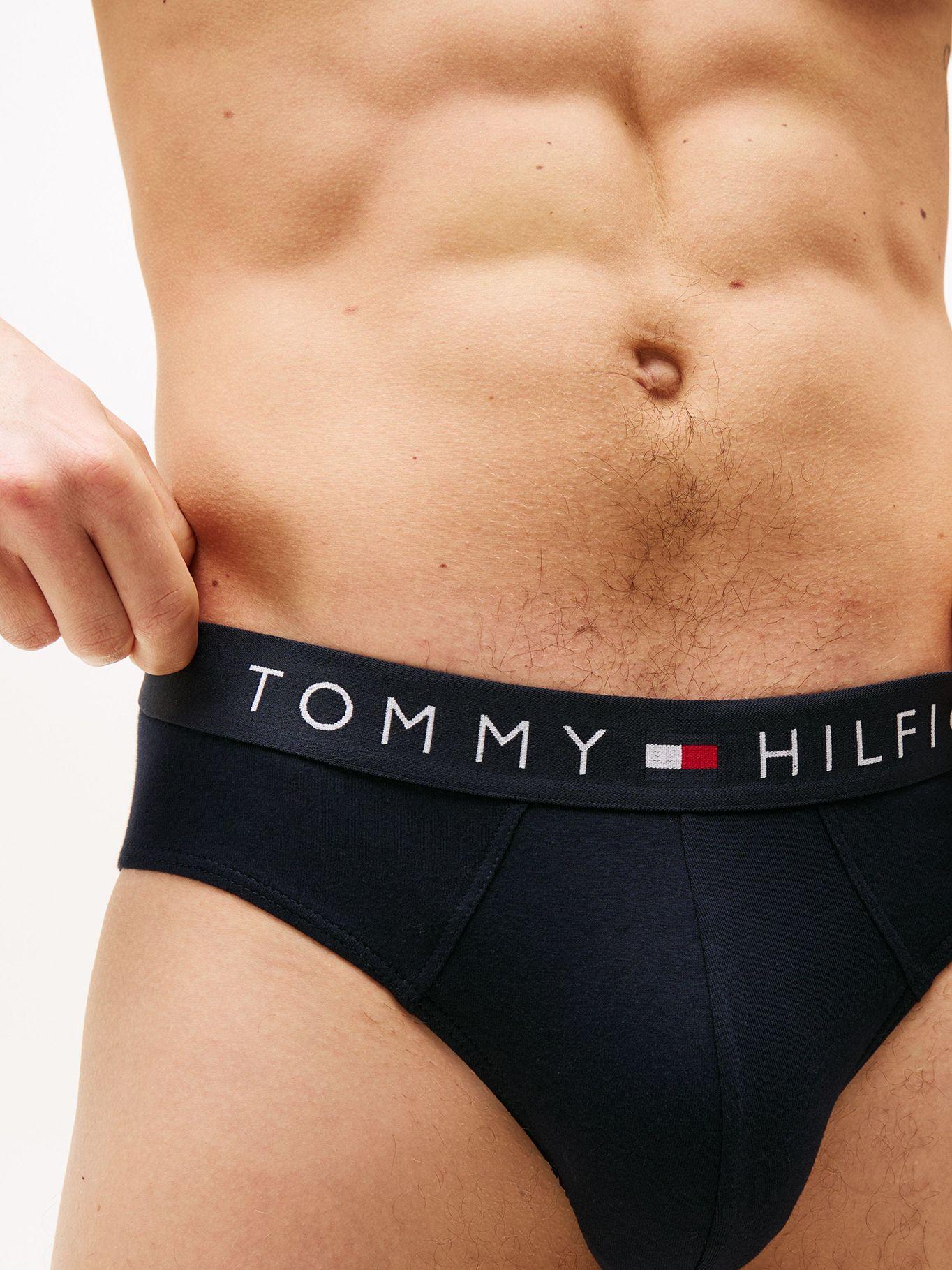 Pack De 3 Slip Con Logo Azul Tommy Hilfiger-4