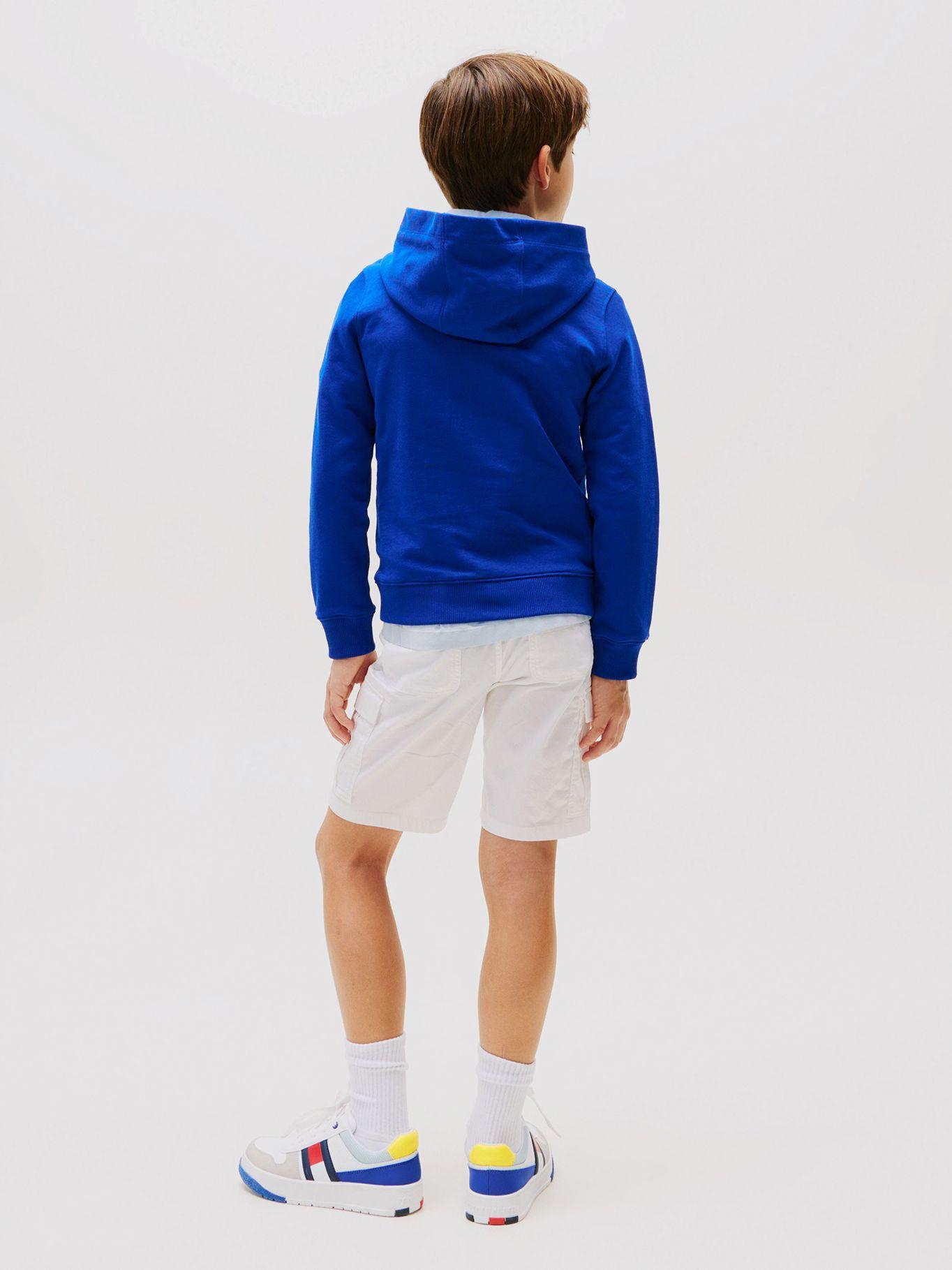 Polerón Logo Bordado Essential Azul Tommy Hilfiger-2